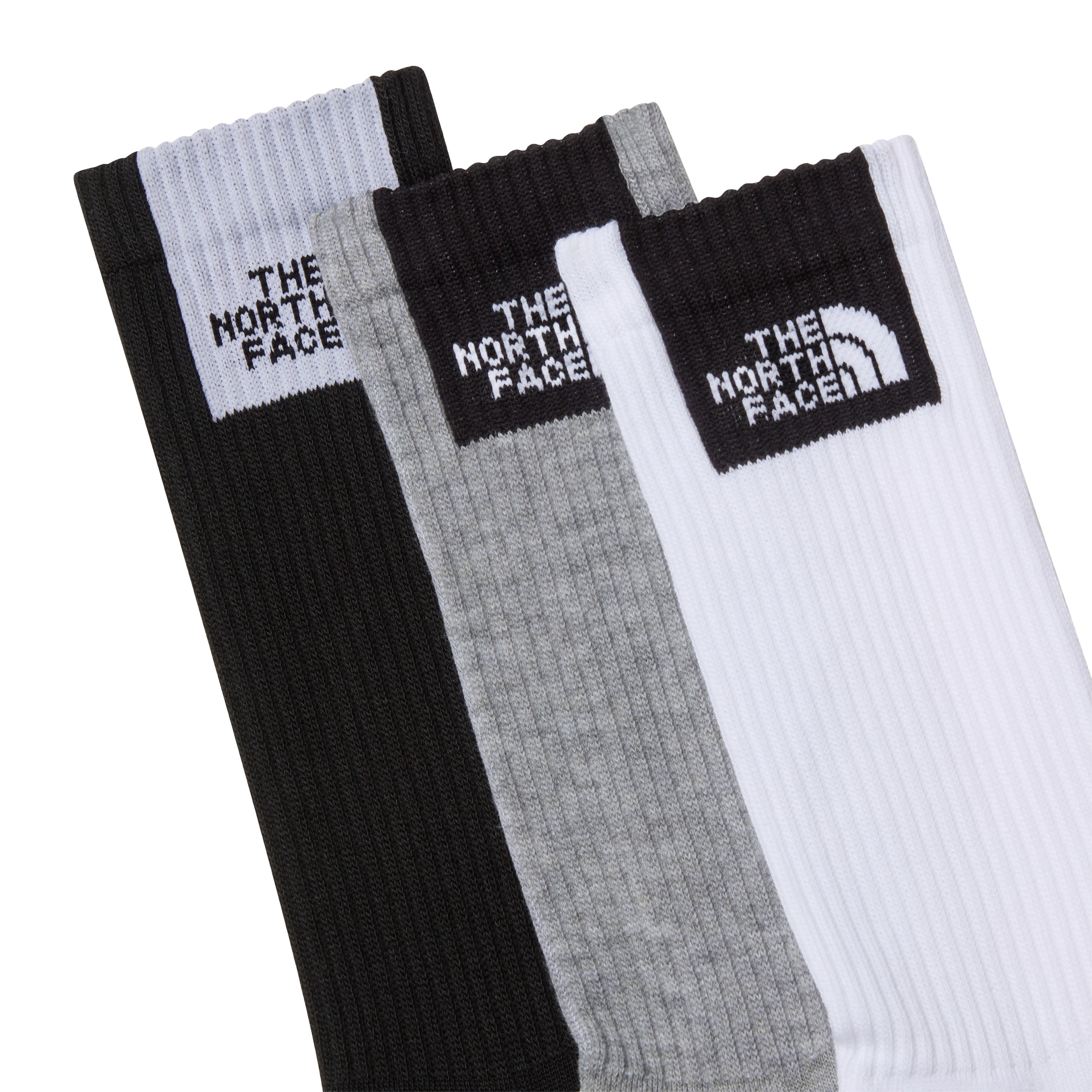 The North Face Sportsocken »MULTI SPORT FINE BOX CUSH CREW SOCK 3P«, (3 Paar)
