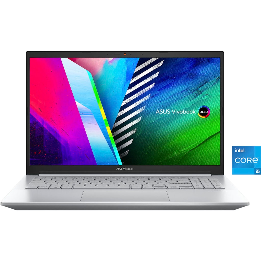 Asus Business-Notebook »Vivobook Pro 15 Laptop, Full HD OLED-Display, 8GB RAM, Windows 11 Home«, 39,6 cm, / 15,6 Zoll, Intel, Core i5, GeForce GTX 1650 Max-Q, 512 GB SSD, K3500PH-L1134W