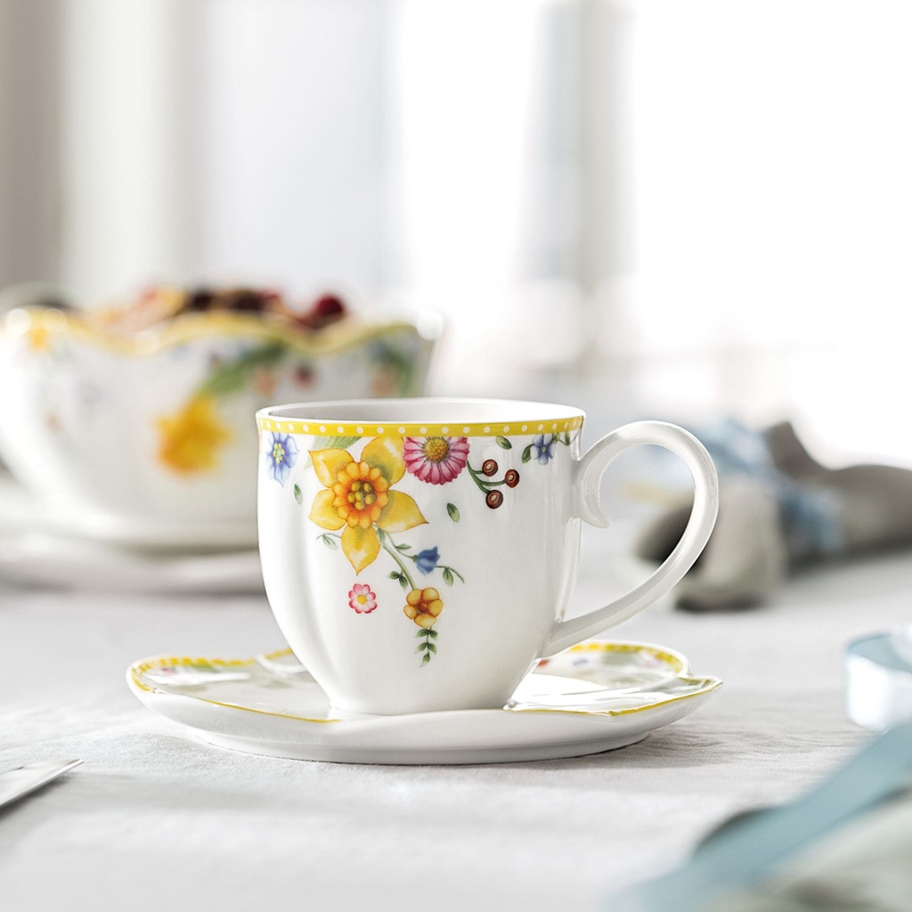 Villeroy & Boch Tasse »Kaffeetassen Spring Awakening 230 ml 6er Set bunt«