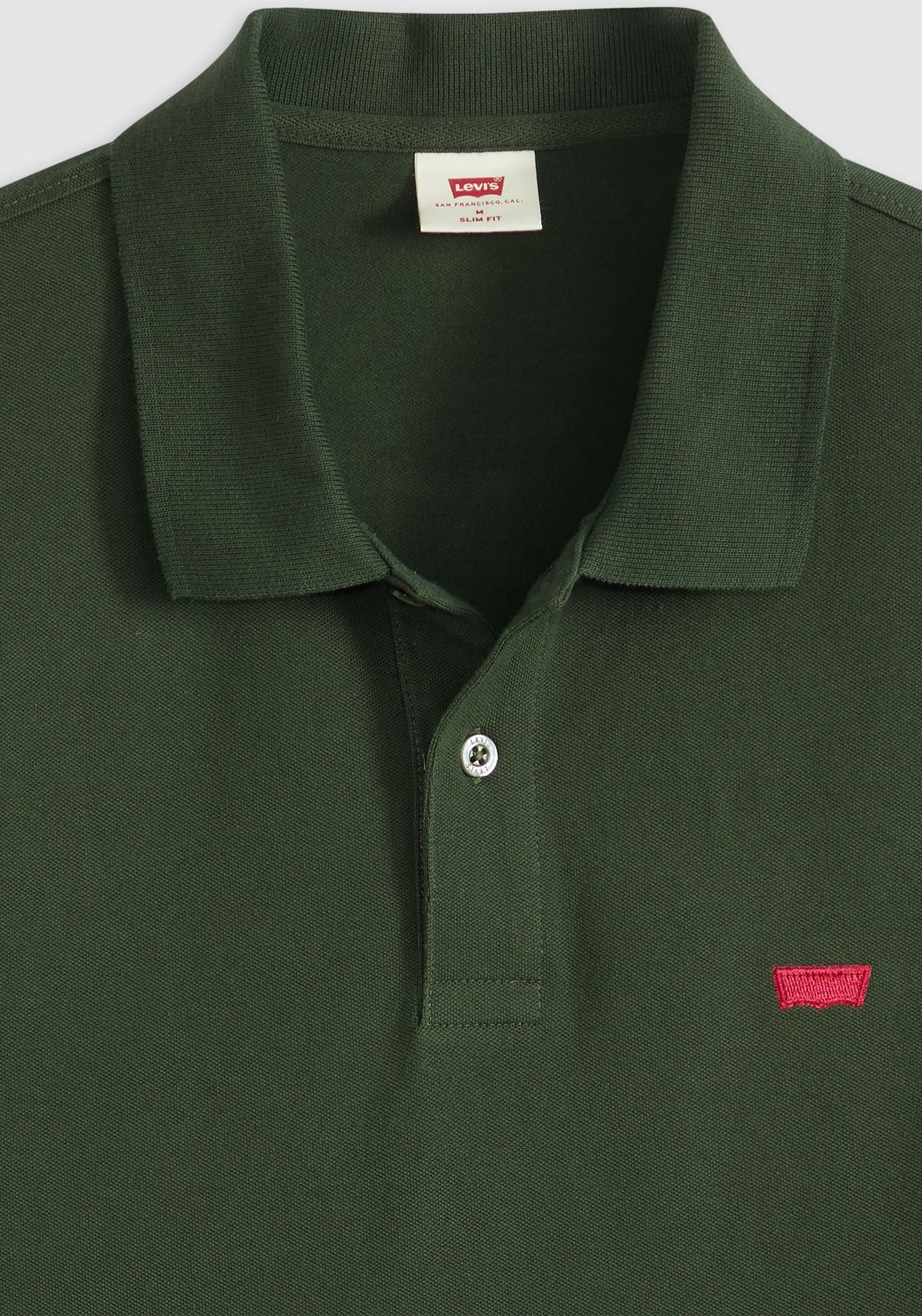 Levi's® Langarm-Poloshirt, mit Logo Stickerei