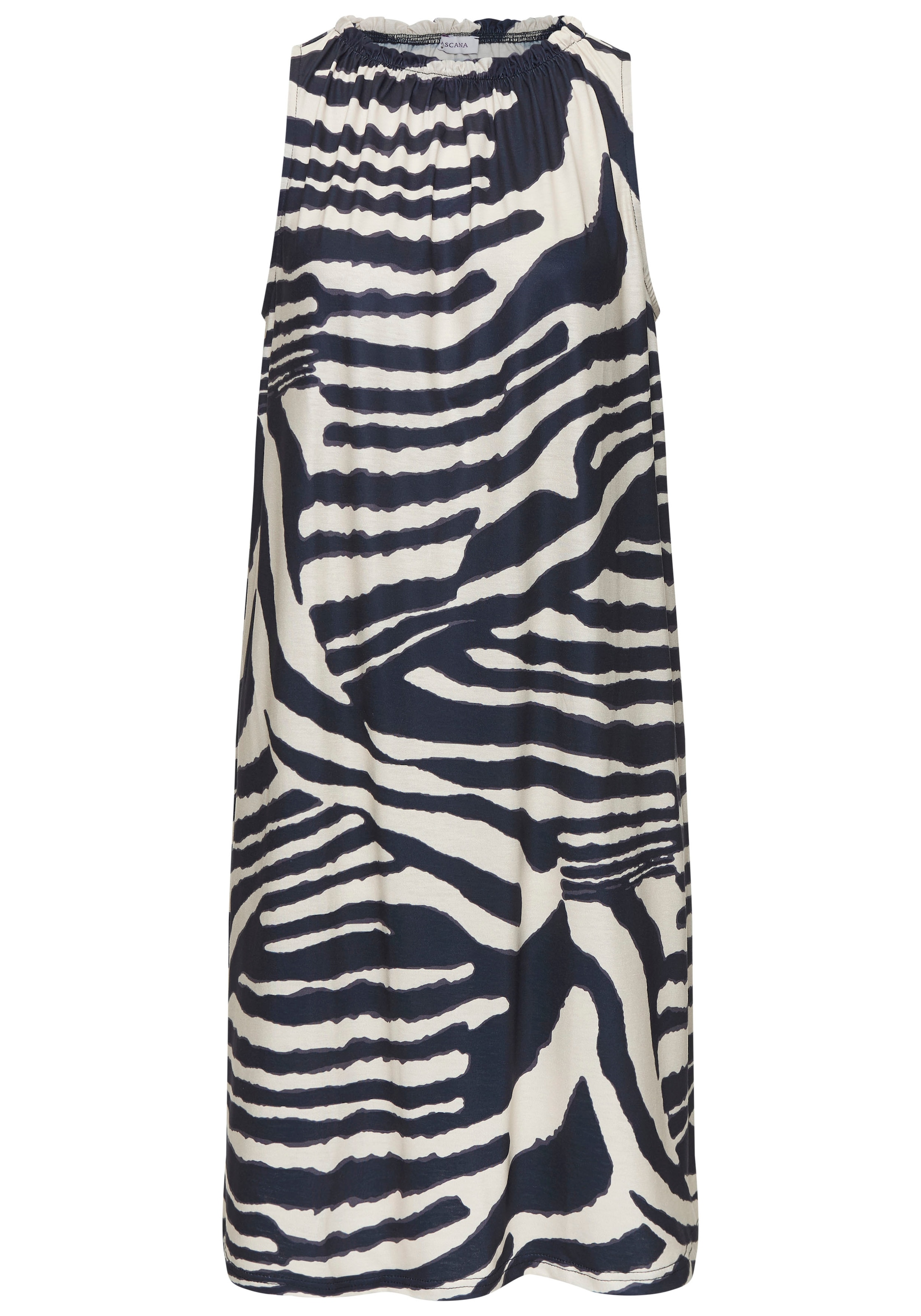 LASCANA Sommerkleid, mit Animalprint, A-Linie, Jerseykleid