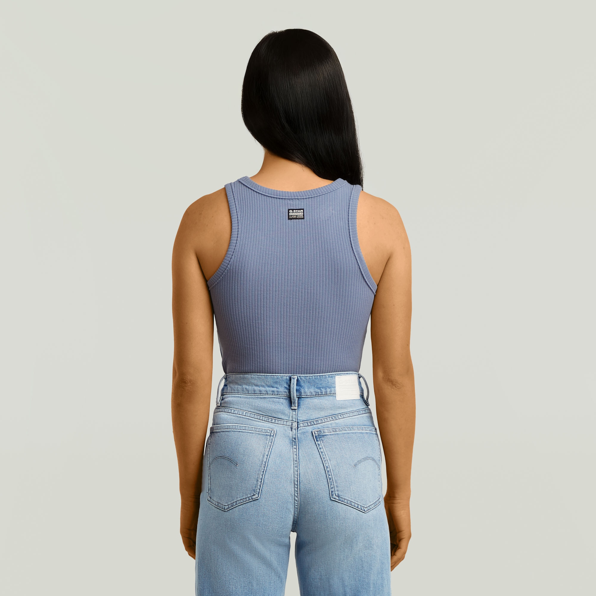 G-STAR Tanktop »Ribbed Tanktop«, mit breiten Trägern