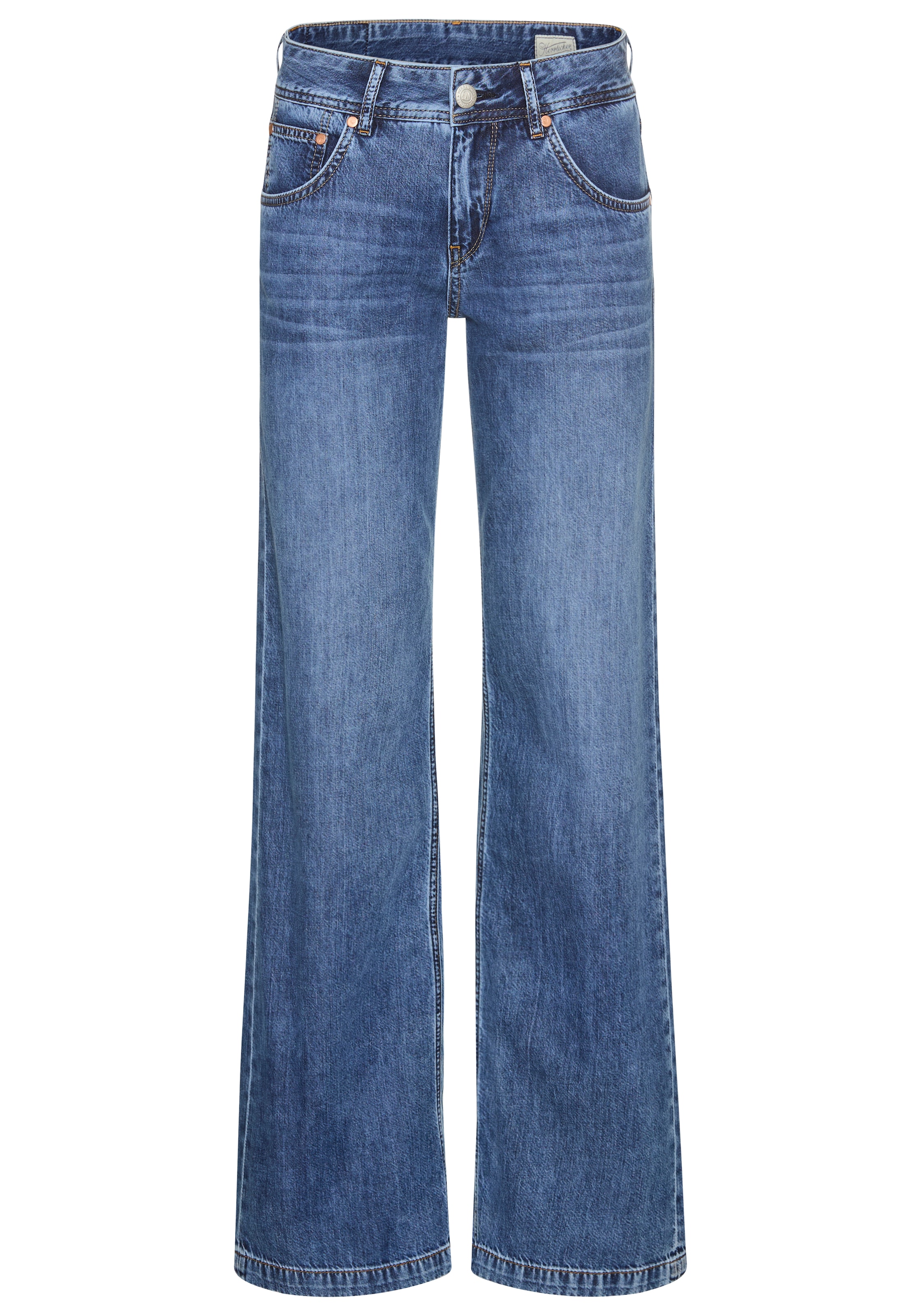 Herrlicher 5-Pocket-Jeans »Edna Denim Light«, mit ausgestelltem Bein