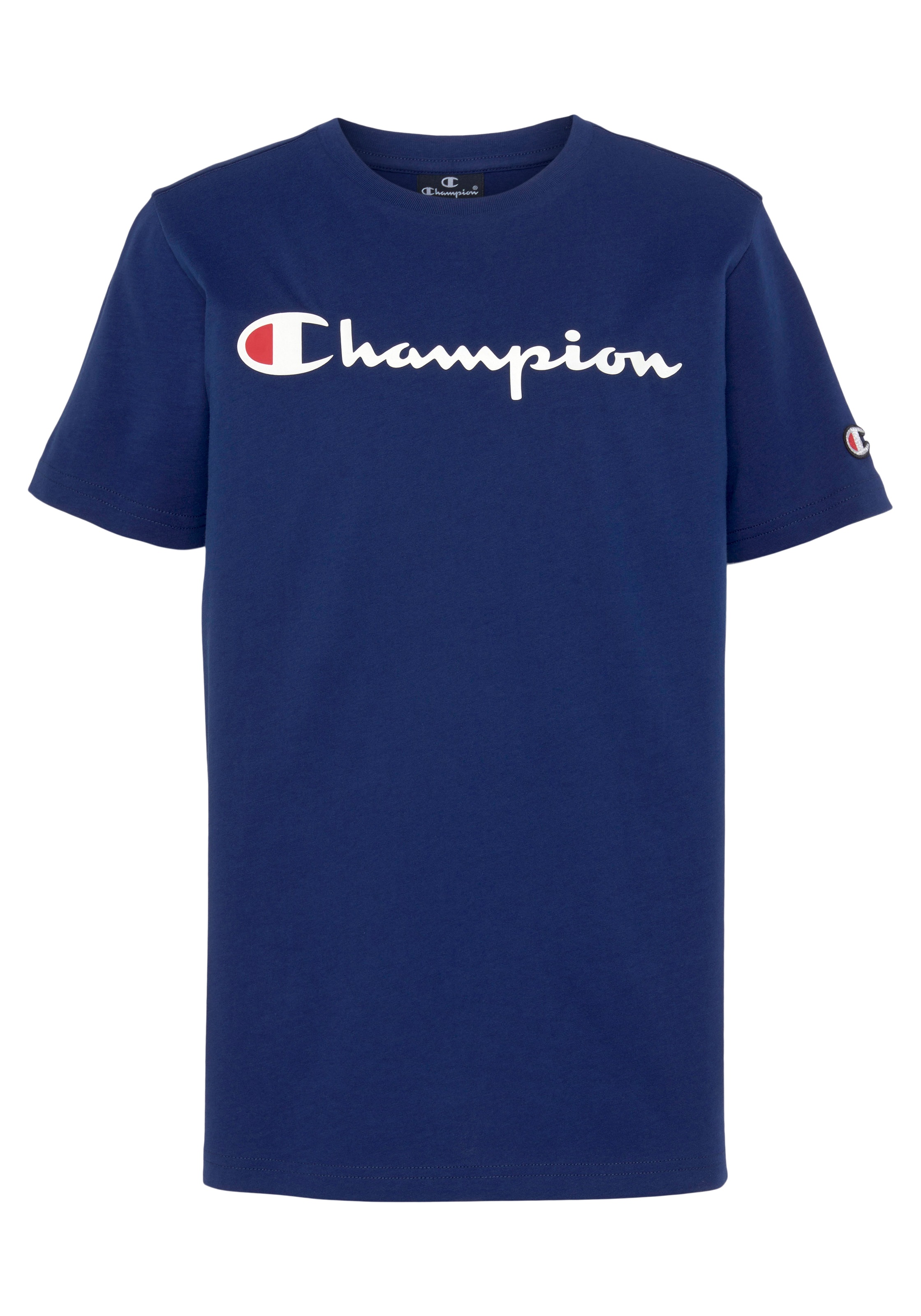 Champion T-Shirt »Classic Crewneck T-Shirt bei - Kinder« Logo für large