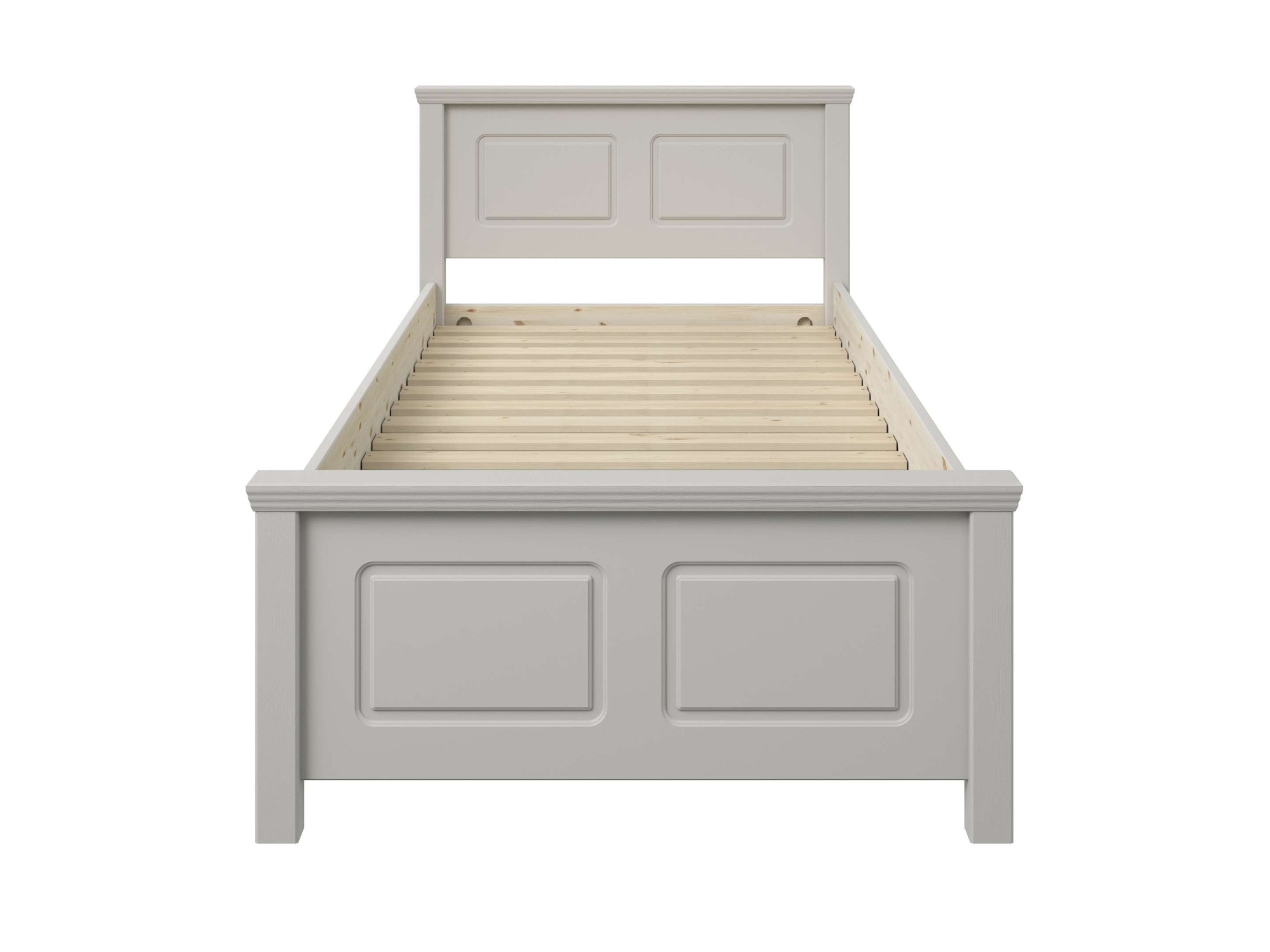 OTTO home Massivholzbett »ERIK' , Made in Europe, optional mit Schublade, Massivholz Kiefer« FSC® zertifiziert,  in mehreren Größen, Landhausstil mit Kassettenoptik