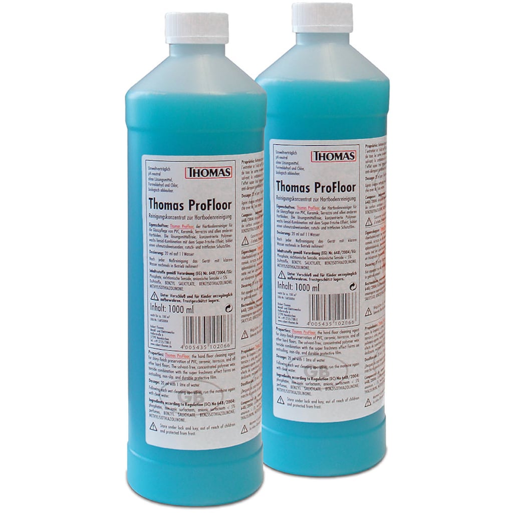 Thomas Fussbodenreiniger »ProFloor Hartbodenreiniger«, 2x1l Flasche