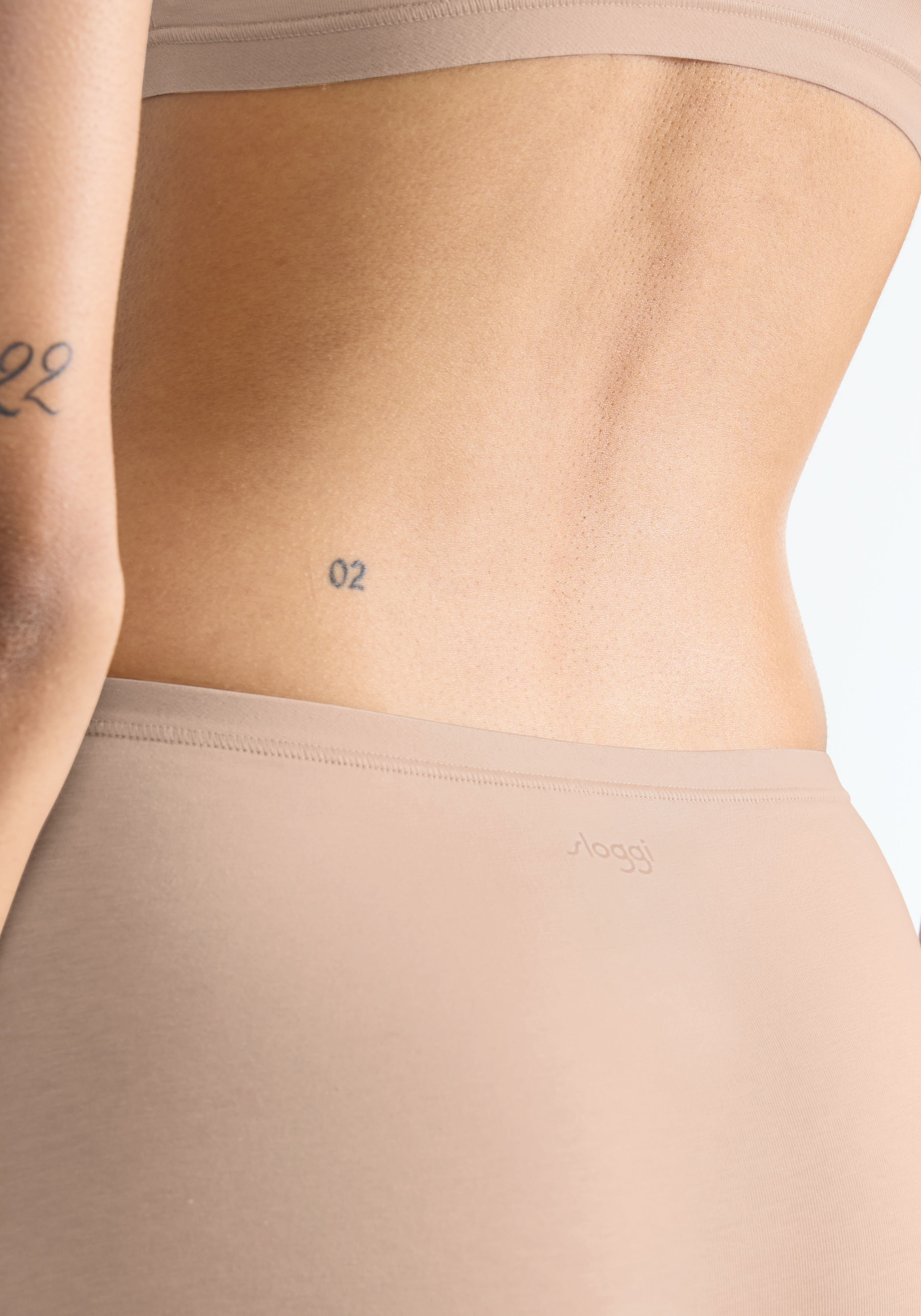sloggi Slip »GO Daily Cotton Short 3P«, (3er Pack), glanzeffekt Details