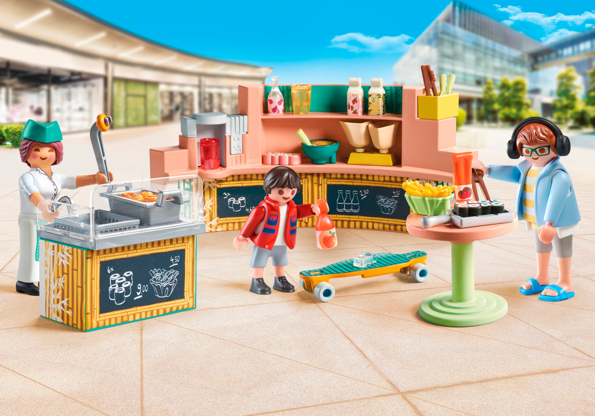 Playmobil® Konstruktions-Spielset »Food Lounge (71538), My Life«, (54 St.), Made in Europe