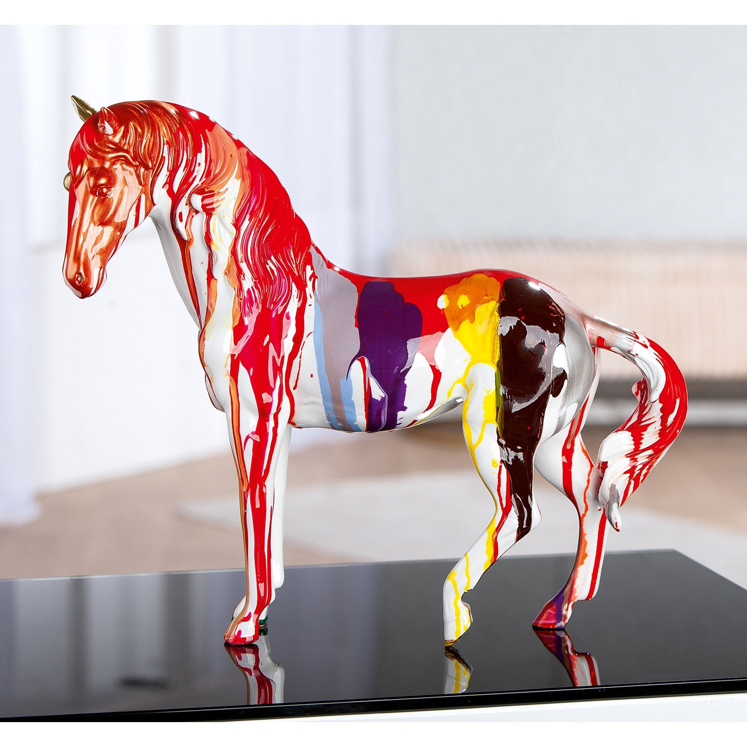 GILDE Skulptur »Figur Pferd Cavallo«
