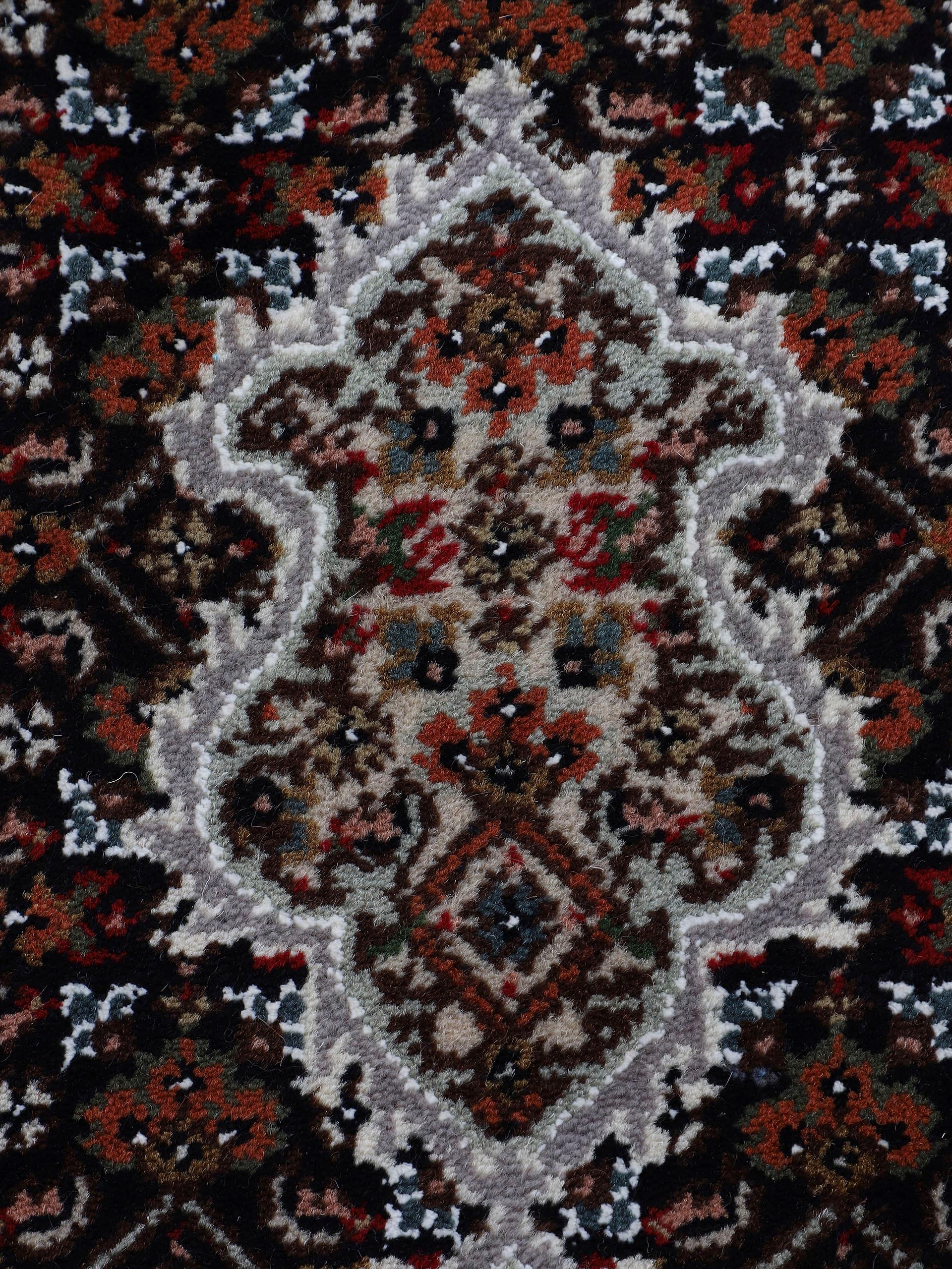 Woven Arts Orientteppich »Tabriz Mahi ,   auch als Läufer« rechteckig 15 mm Höhe handgeknüpft, Wohnzimmer, reine Wolle