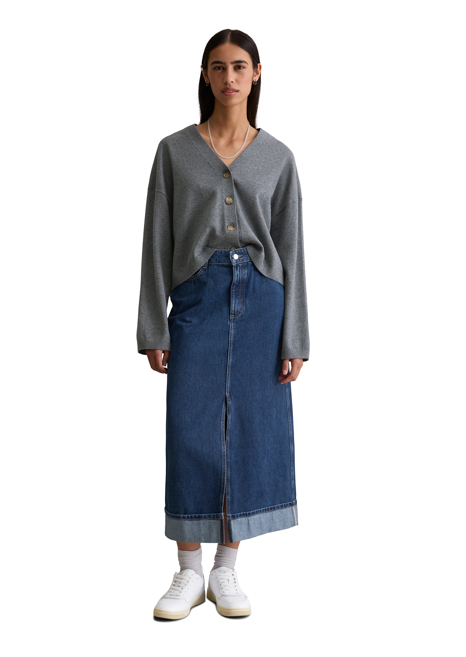 Marc O'Polo DENIM Cardigan »relaxed fit aus Soft Cotton Stretch«