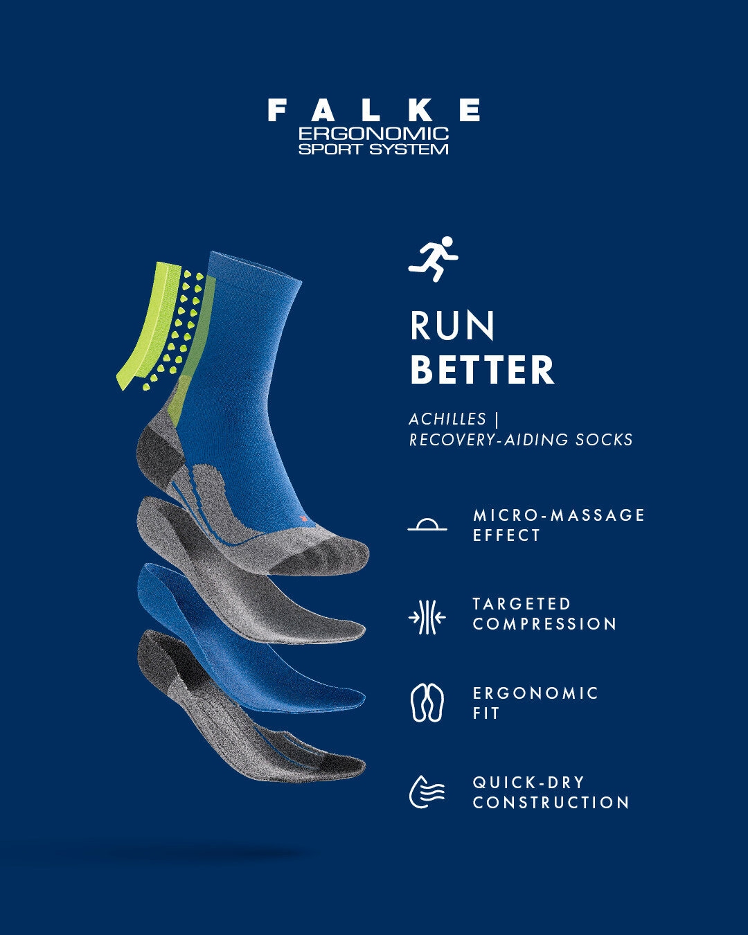 FALKE Socken »Achilles Health« 1 Paar tlg.