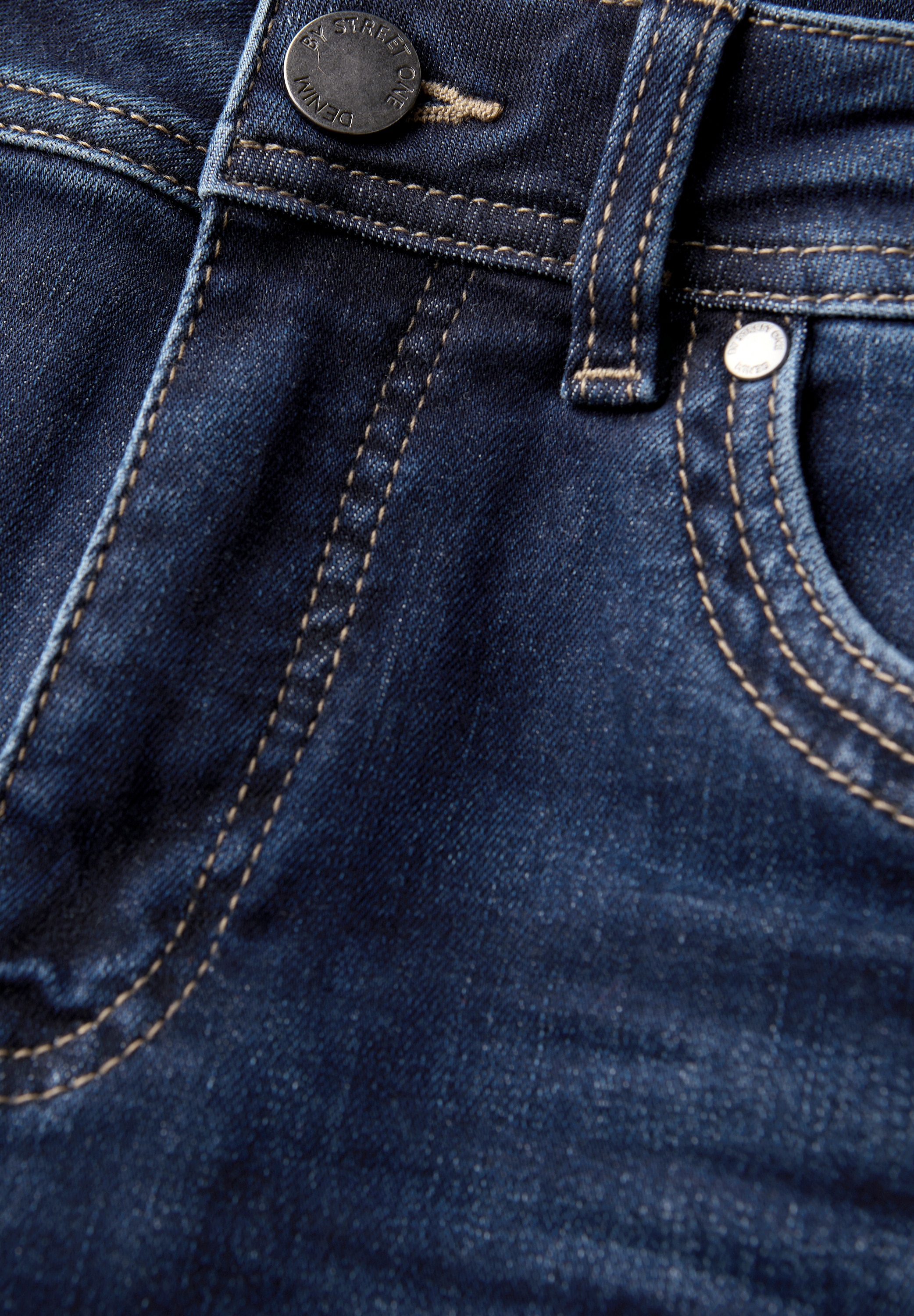 STREET ONE Weite Jeans »Style Denim Wide Leg«, im 5-Pocket-Style und mit Stretch
