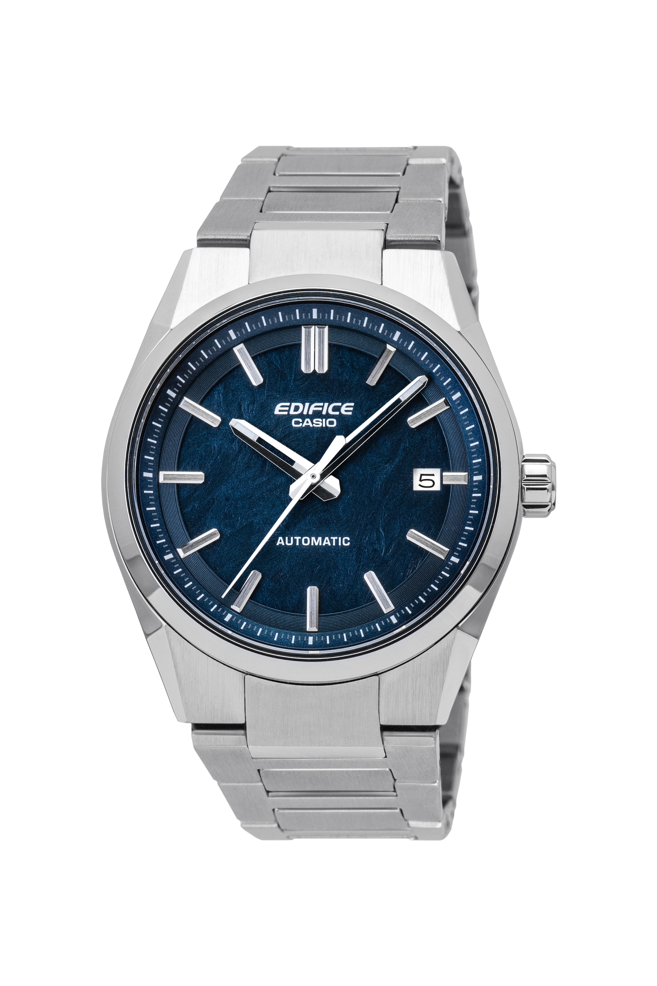 CASIO EDIFICE Automatikuhr Armbanduhr, Damenuhr, Herrenuhr, Mechanische Uhr, Edelstahlarmband