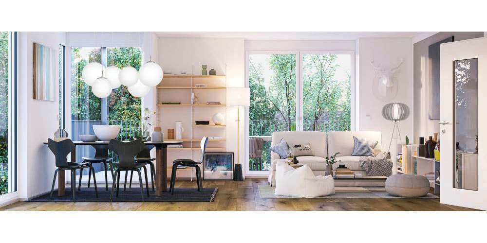 EGLO Hängeleuchte »RONDO Pendellampe, Metall in silber, Glas in Opal matt weiß, E27«, 1 flammig, Leuchtmittel E27 | Leuchtmittel wechselbar-ohne Leuchtmittel, Esszimmerlampe, zeitloses Design, modern, schlicht, 110x20cm