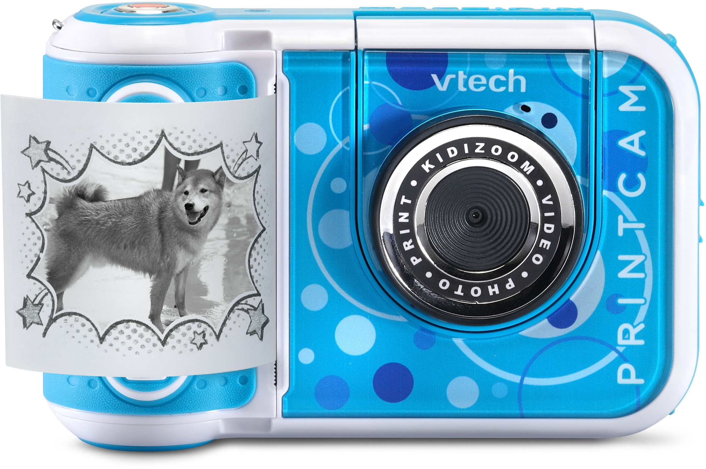 Vtech® Kinderkamera »KidiZoom Print Cam, blau«, 5 MP, mit eingebautem Thermodrucker