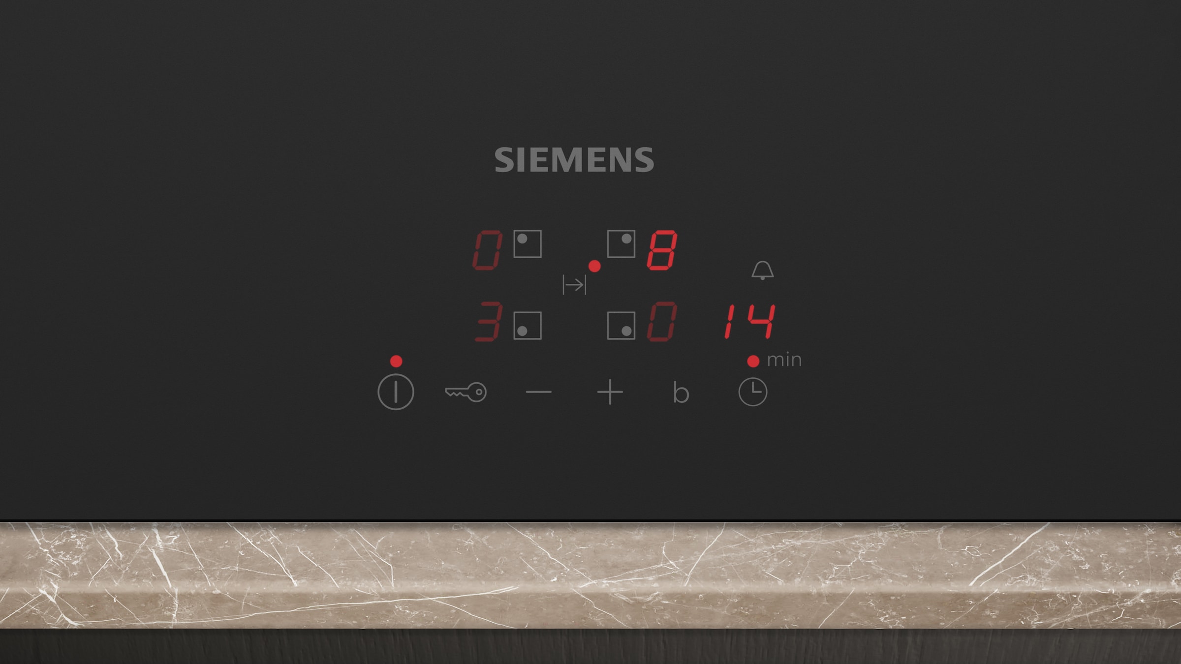 SIEMENS Induktions-Kochfeld »EH61ABFB5E« Mattes Design und zuschaltbare Bräterzone für große Bräter