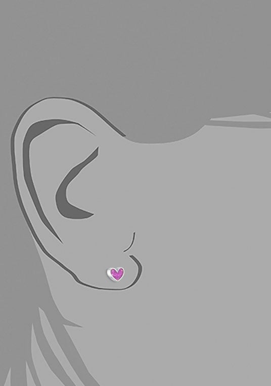 Prinzessin Lillifee Paar Ohrstecker »Purple Heart, 2036441«