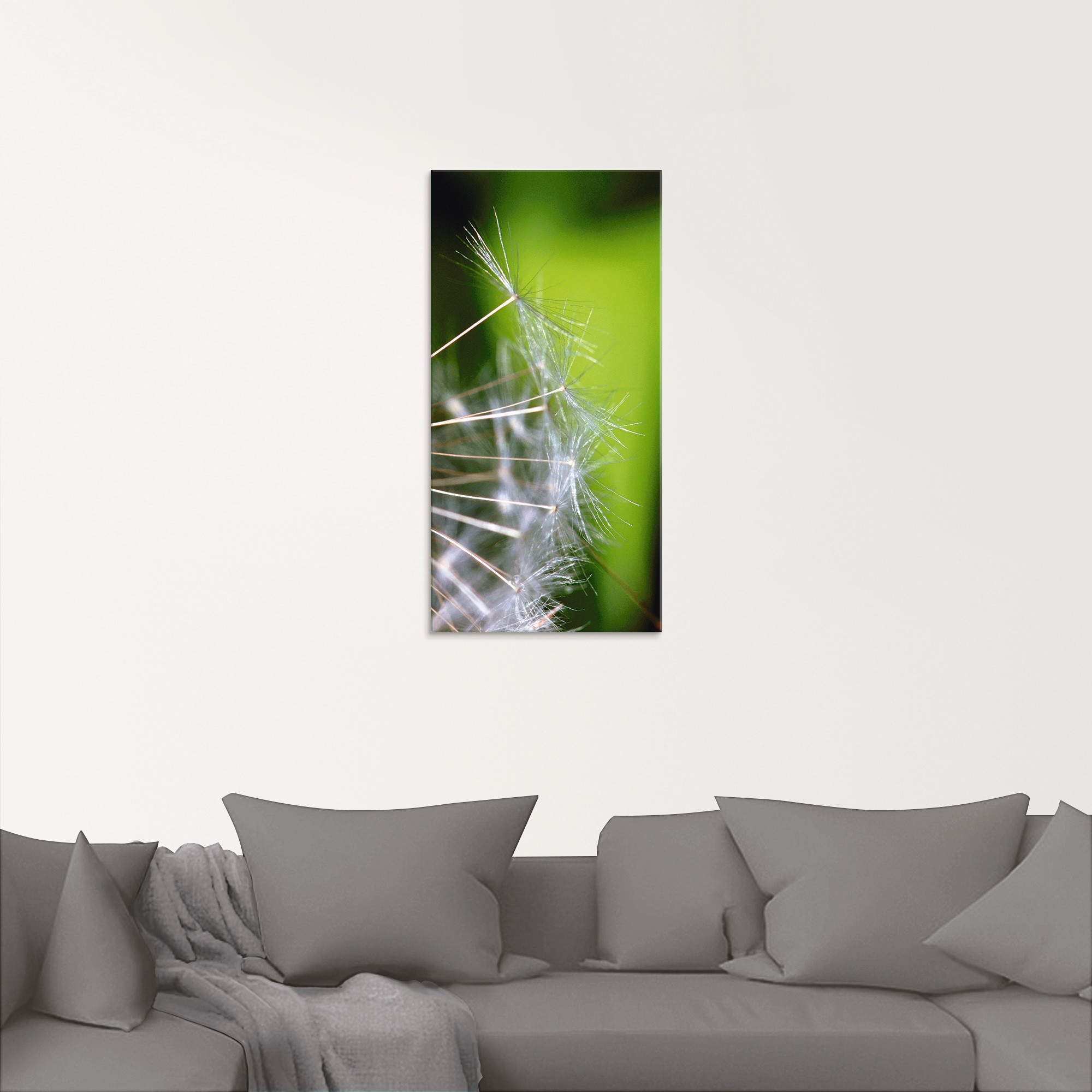 Artland Glasbild »Pusteblumesamen«, Blumen, (1 St.), in verschiedenen Größen