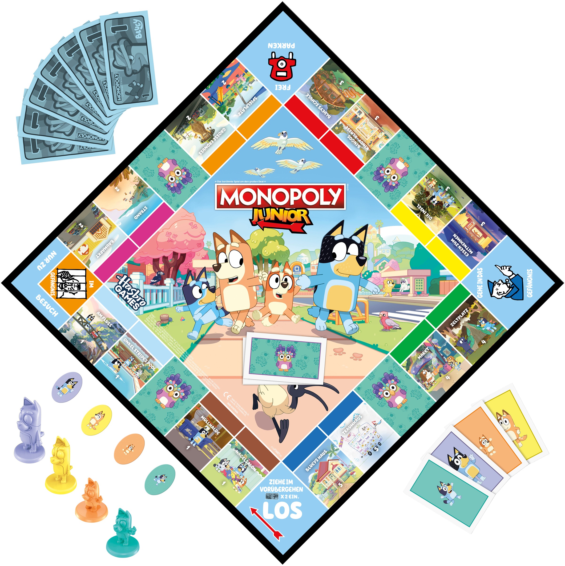 Hasbro Spiel »Monopoly Junior: Bluey Edition«