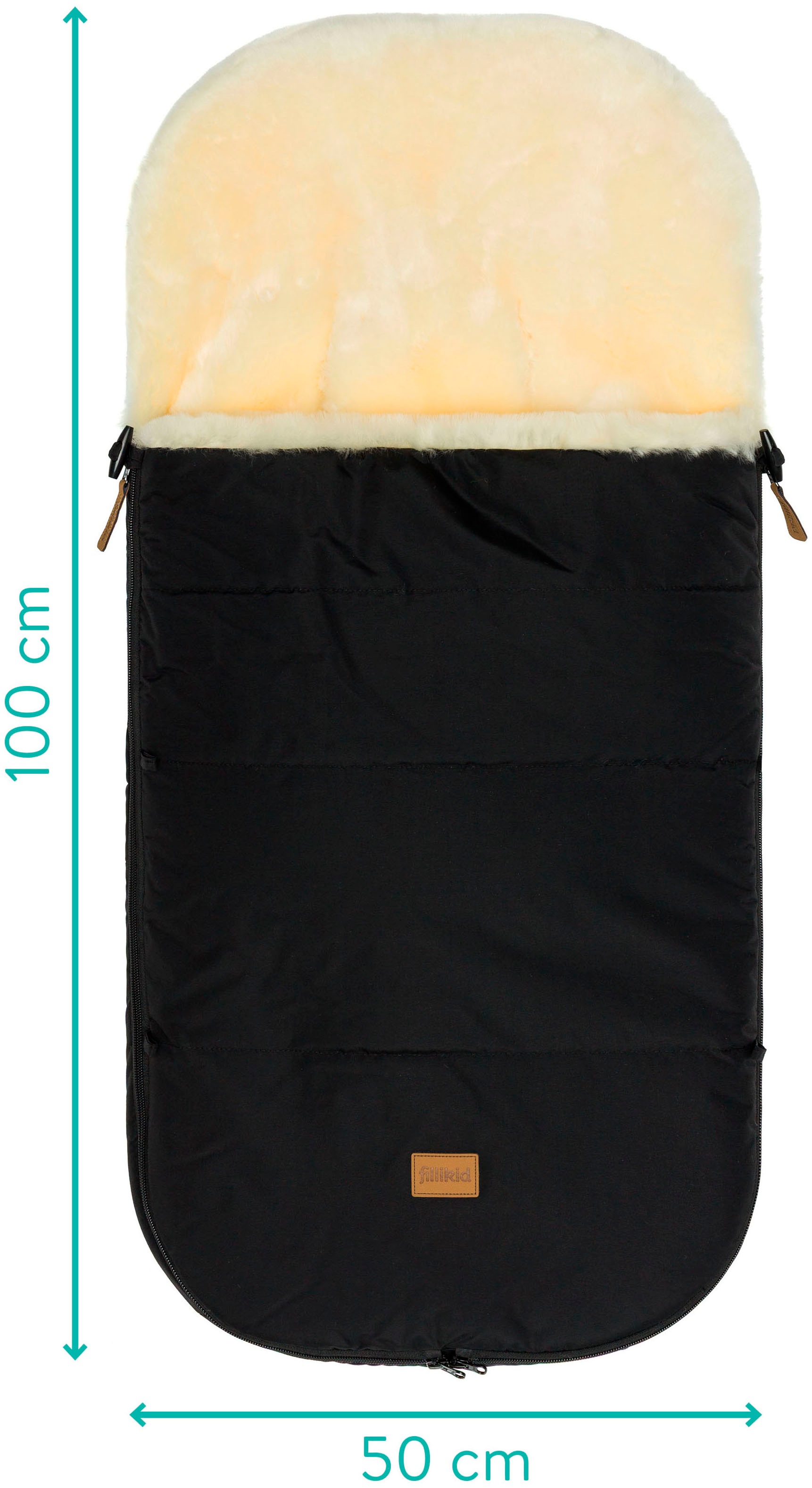 Fillikid Fußsack »Makalu, Lammfellfußsack«