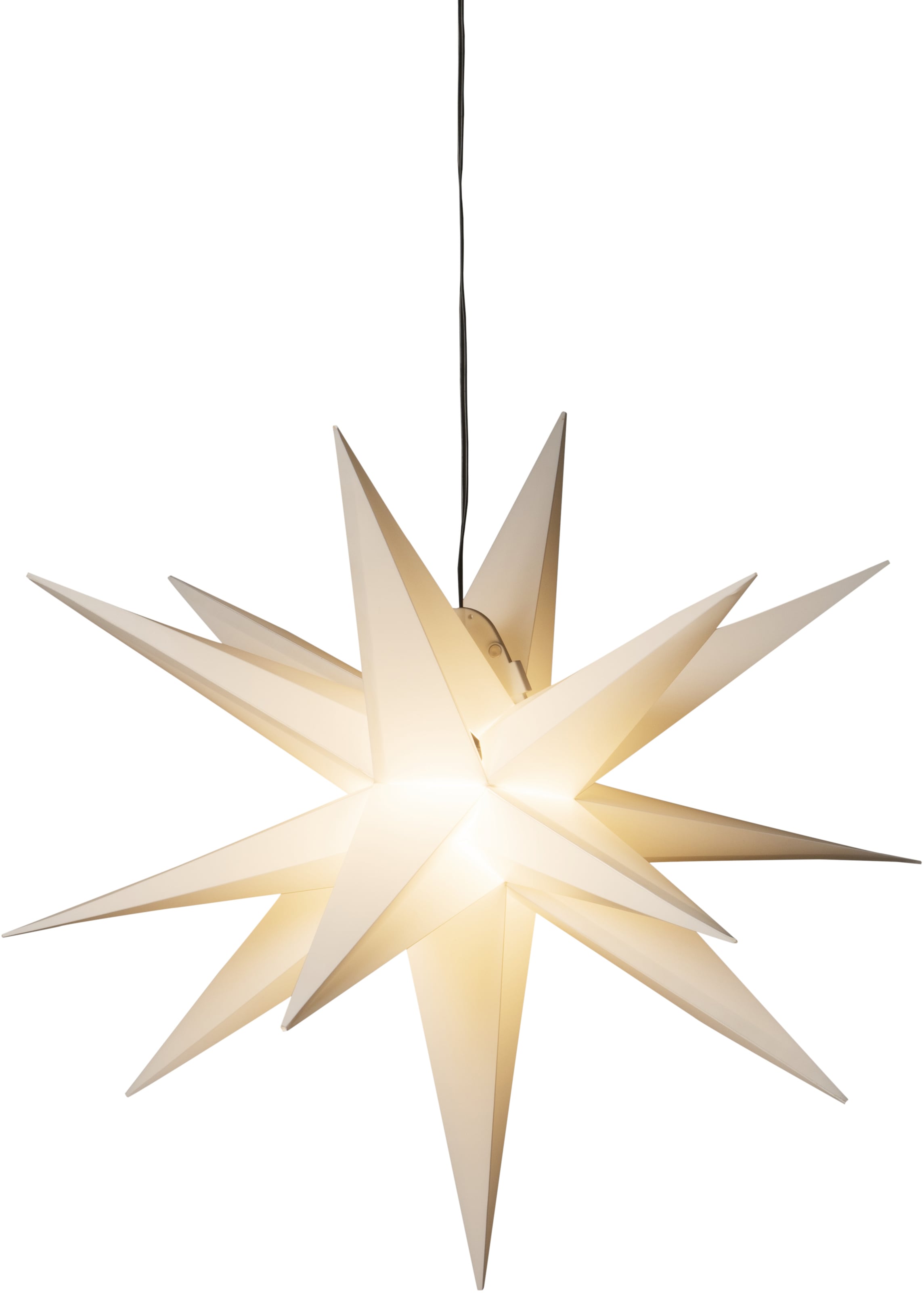 online 1 (IP44) »Weihnachtsstern, warm weiße Stern 3 Garantie Weihnachtsdeko KONSTSMIDE kaufen mit Jahren Leuchtmittel, Weißer XXL aussen«, E-Trafo LED 3-D inkl. | Dimmer Diode, 12V/12W Kunststoffstern,