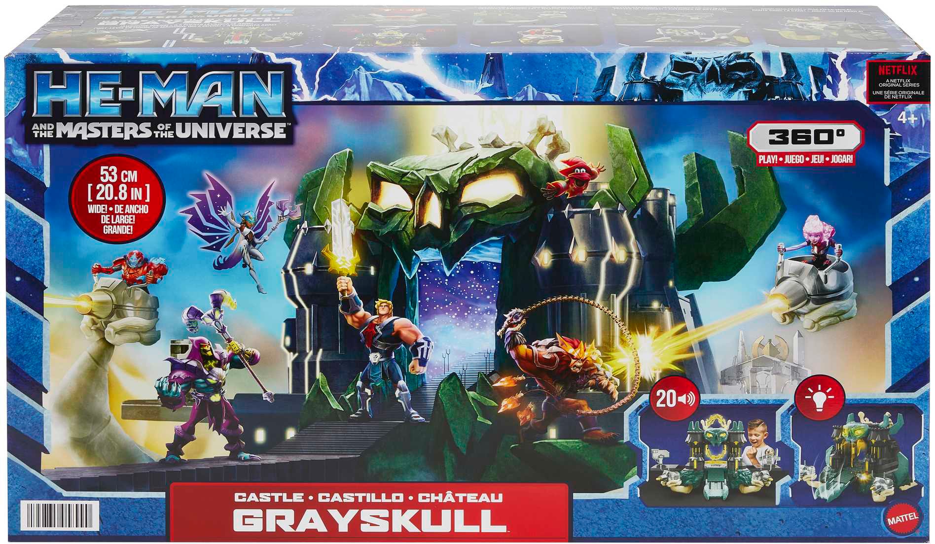 Mattel® Spielwelt »Masters of the Universe, Animated Castle Grayskull«, mit Licht und Sound