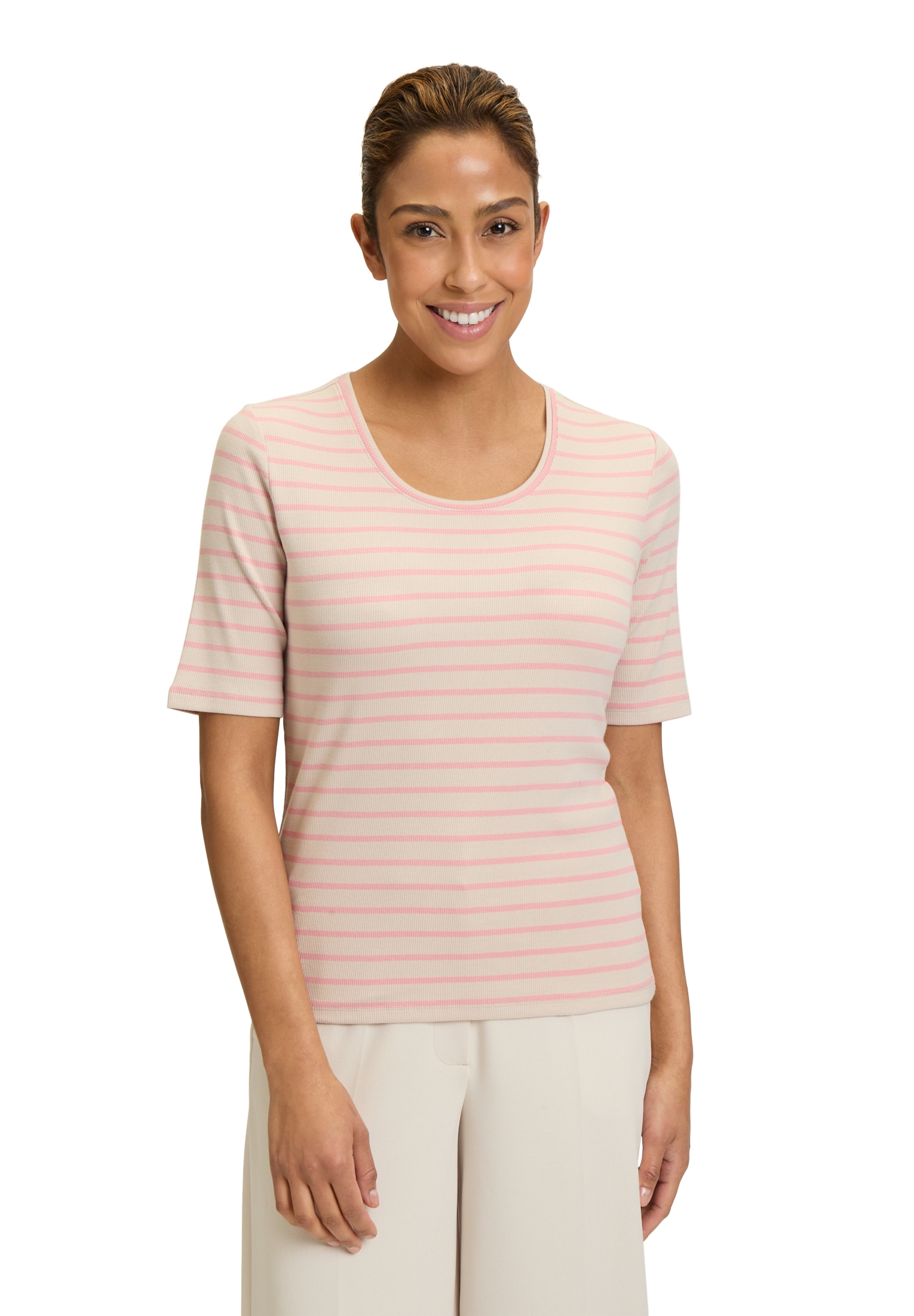 Betty Barclay T-Shirt »Basic Shirt mit Rippenstruktur«