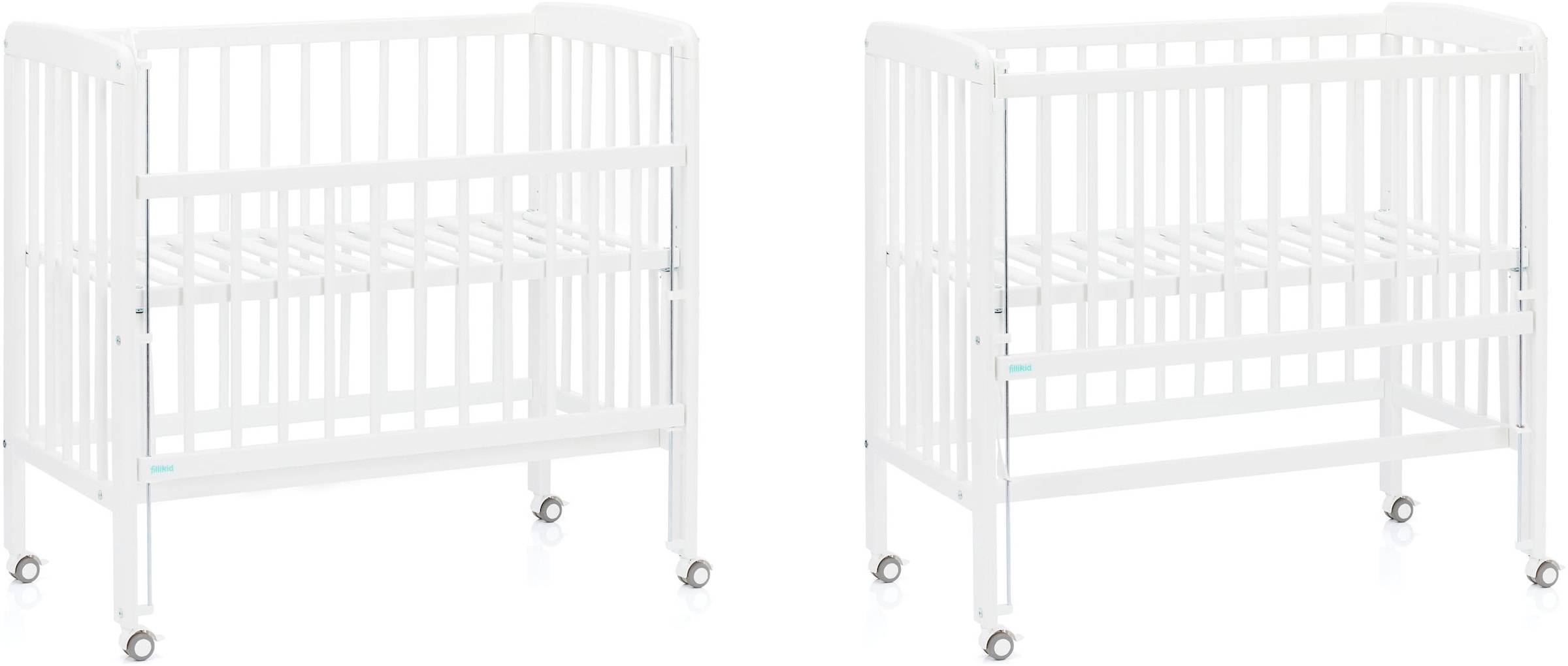 Fillikid Beistellbett »Nino« inkl. Matratze; Made in Europe