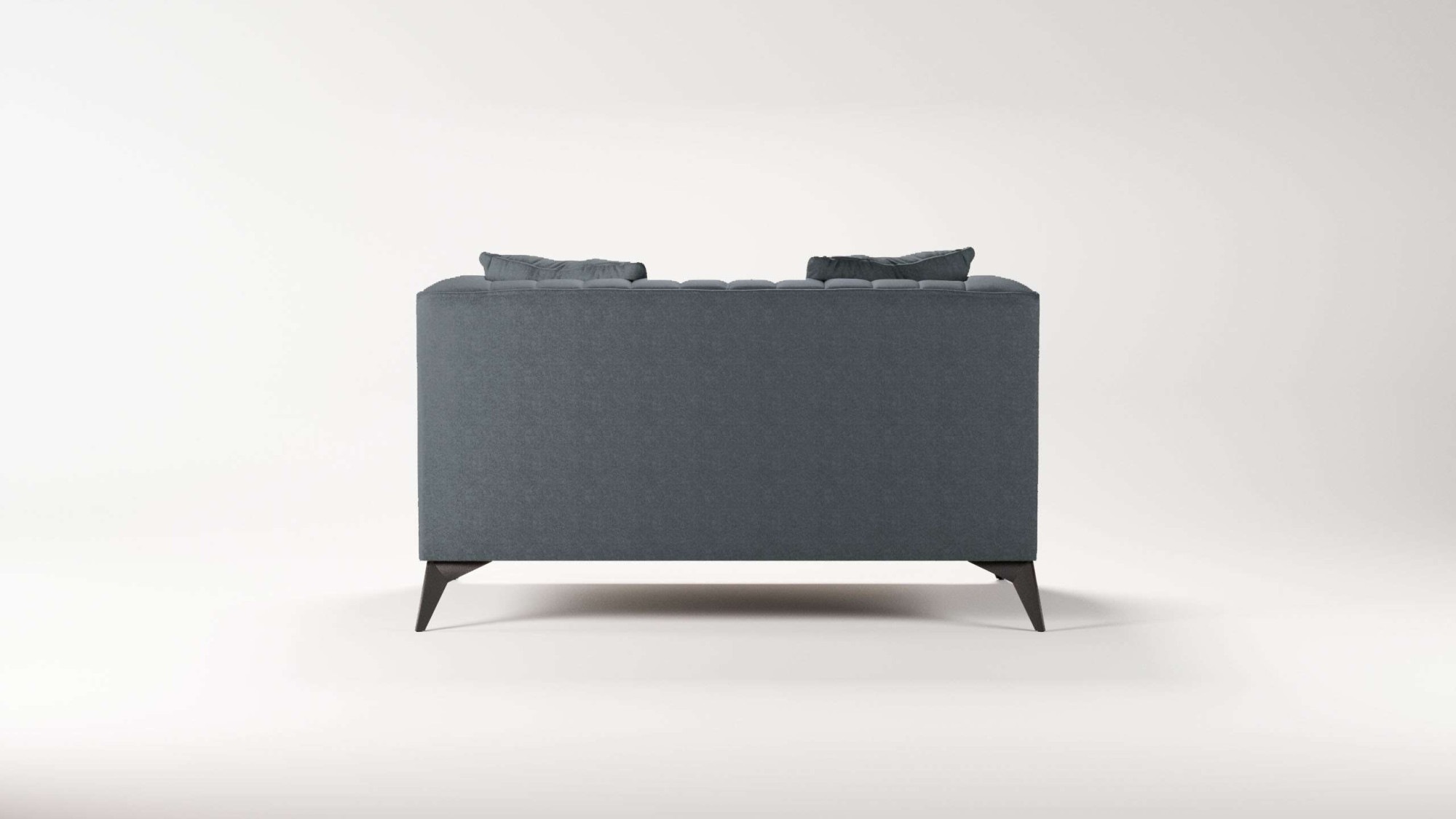 Places of Style Loveseat »MATTHEW Loungesessel, Maße B/T/H: 130/86/74 cm«, incl. Zierkissen, feine Steppung im Rücken, belastbar bis 200kg