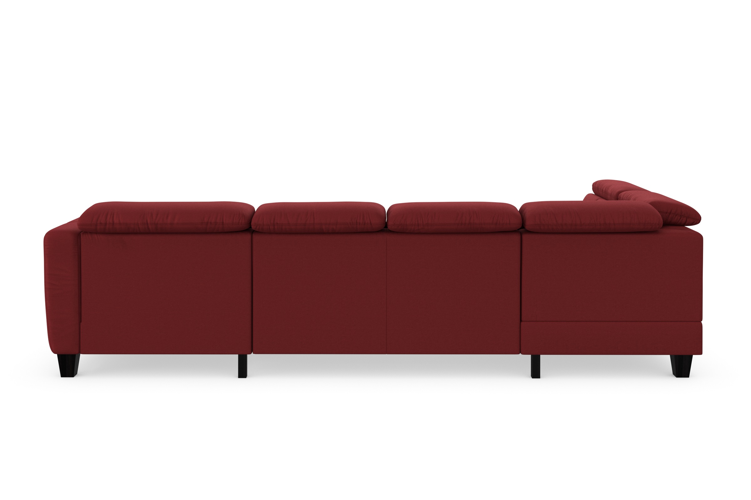 sit&more Wohnlandschaft »Belluci U-Form«, Kopfteilverstellung und Federkern, wahlweise mit Bettfunktion