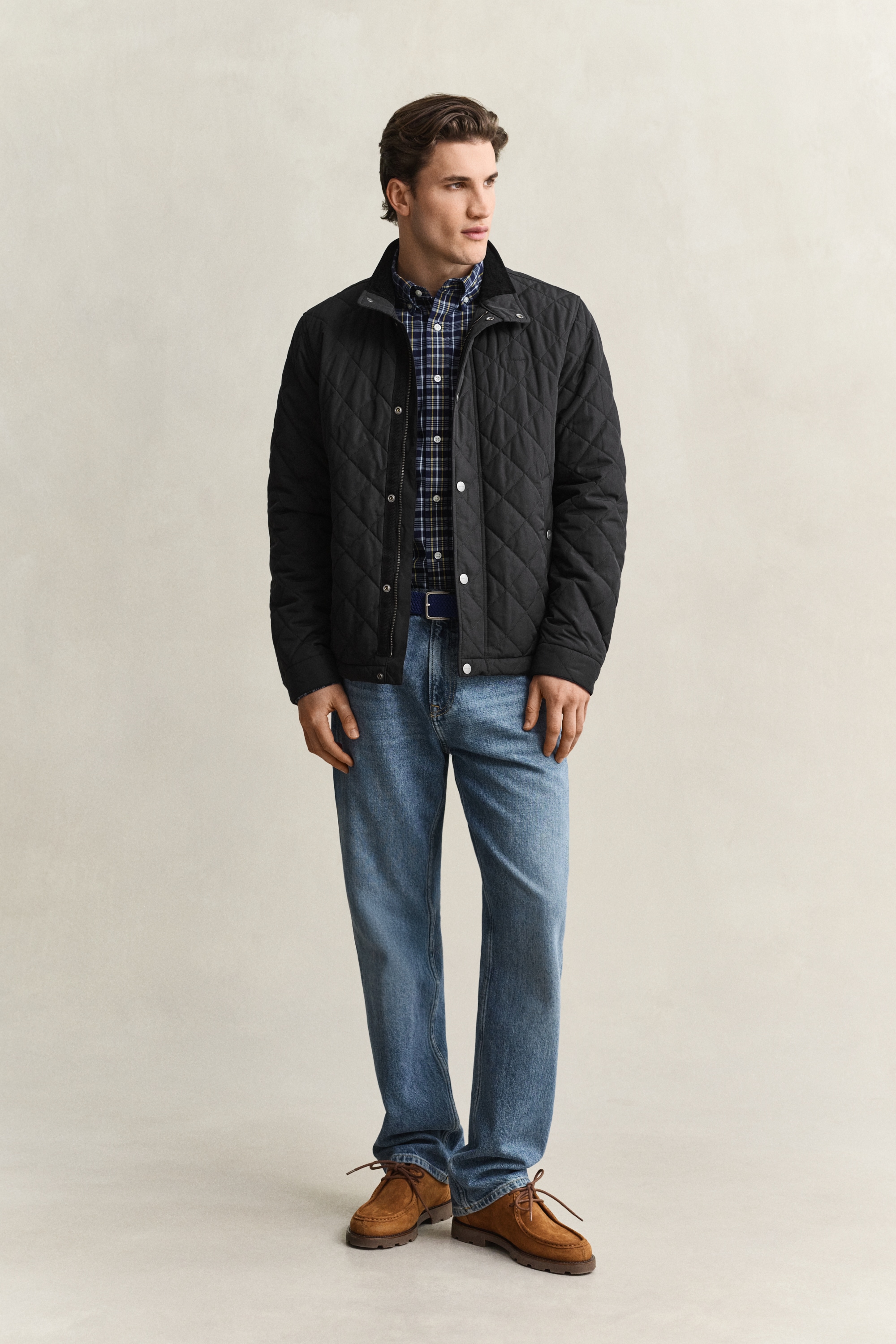 Gant Steppjacke »CLASSIC QUILTED JACKET« ohne Kapuze Regular fit mit Stehkragen