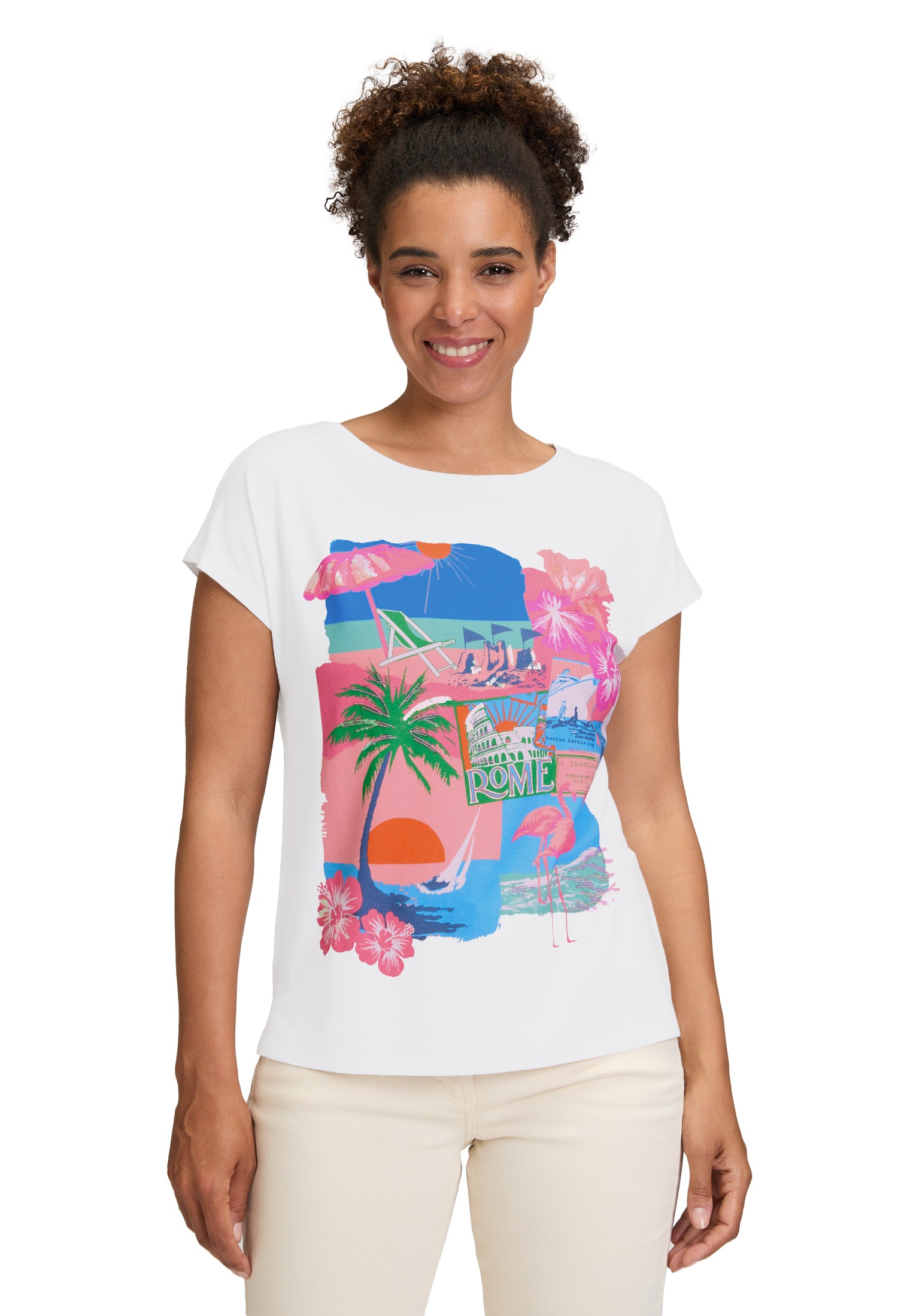 Betty Barclay Kurzarmshirt »Basic Shirt mit Aufdruck«