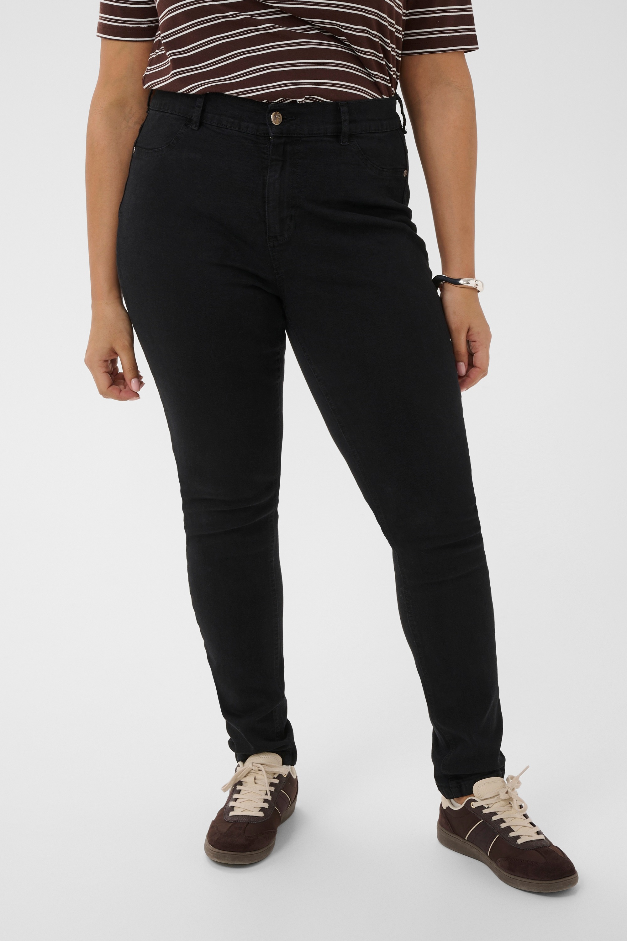 KAFFE Curve Regular-fit-Jeans »Damen Jeans KClaurina«