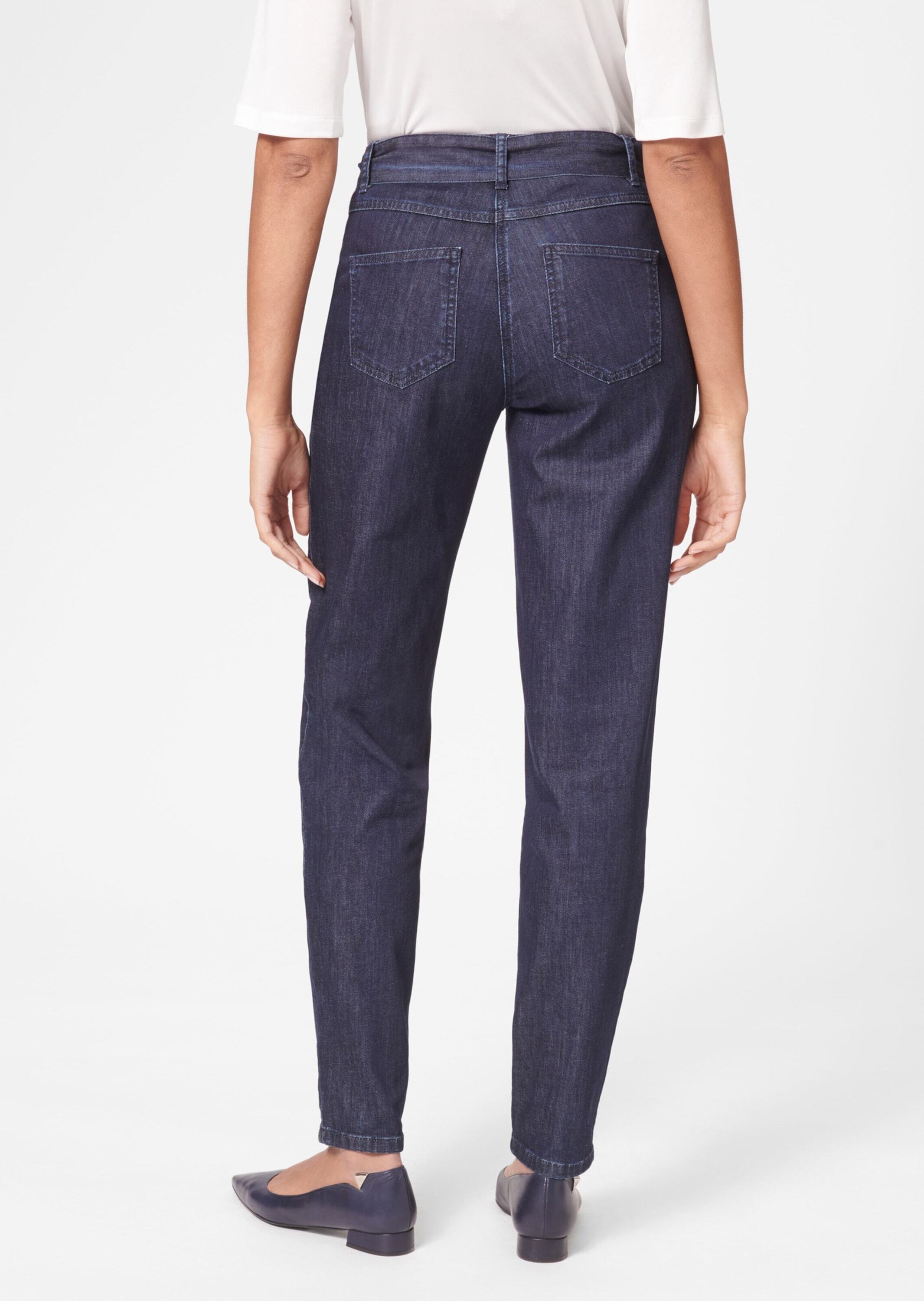 MADELEINE Regular-fit-Jeans »Hose Karotten-Jeans mit Bundfalten«