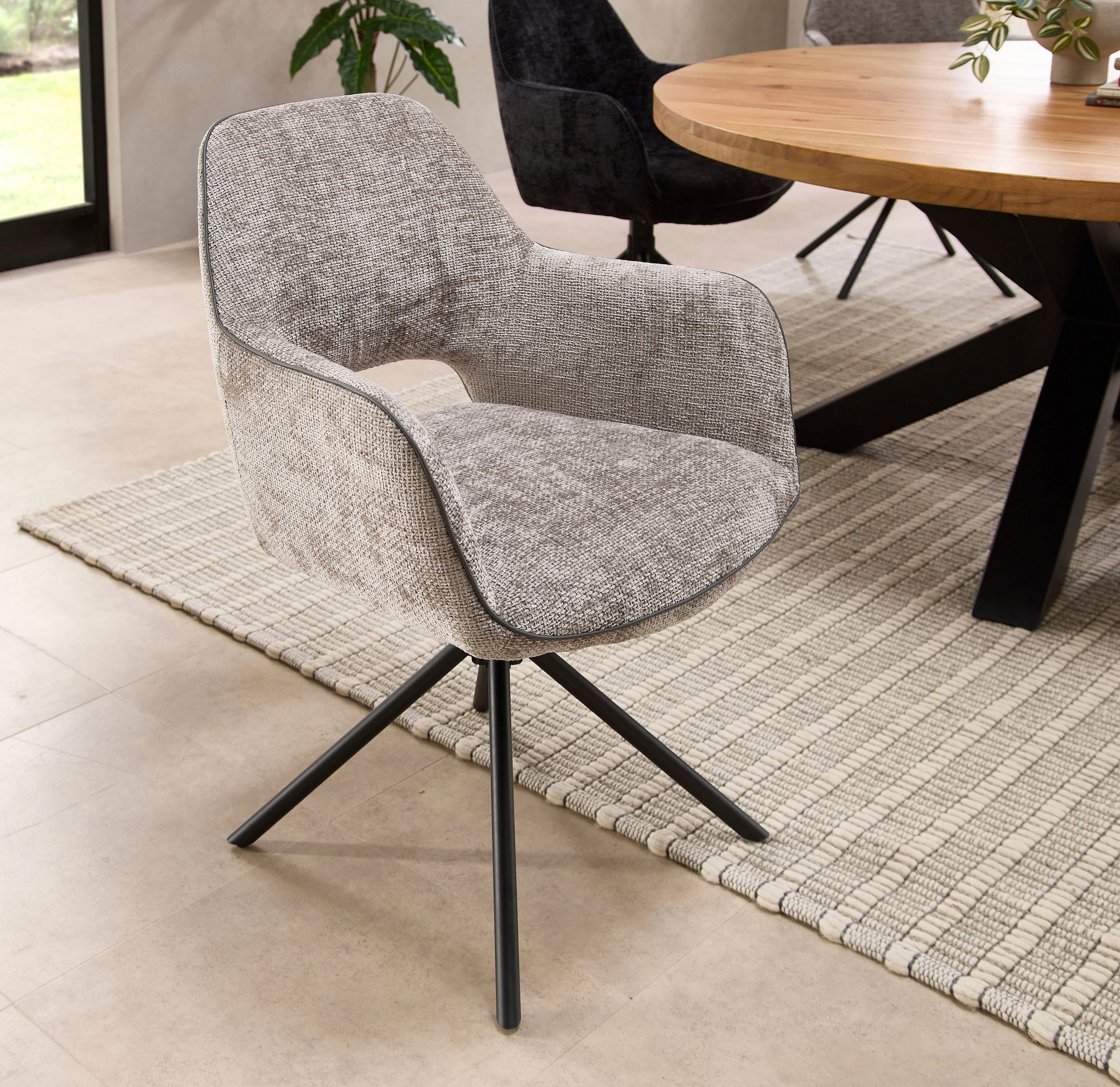 Stolkom Armlehnstuhl »Adrina, BxHxT 62x89x62 cm« (Set) 2 Stk.180 grad drehbar mit Auto-Return