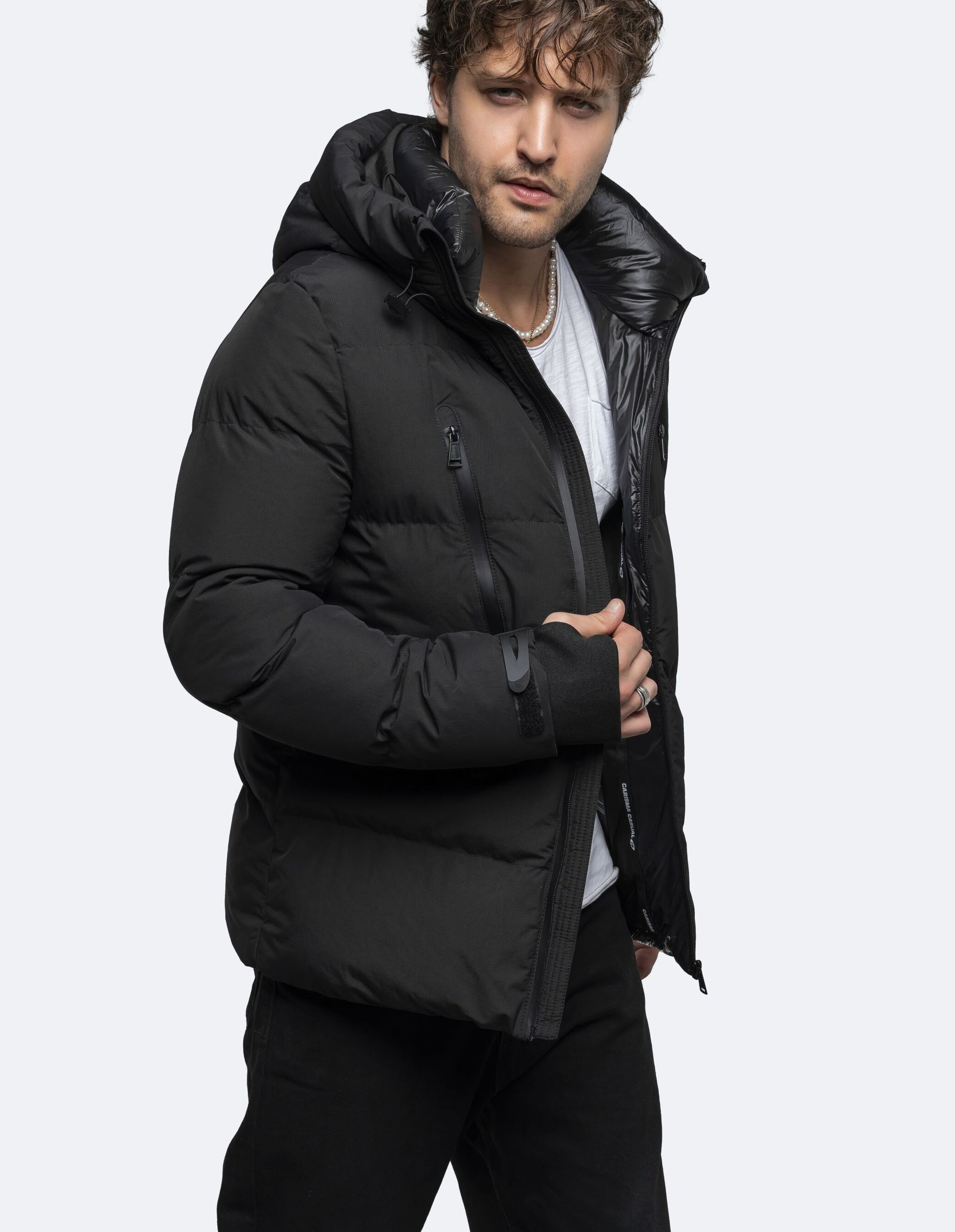 CARISMA Winterjacke »Puffer« mit Kapuze mit Daumenlöchern
