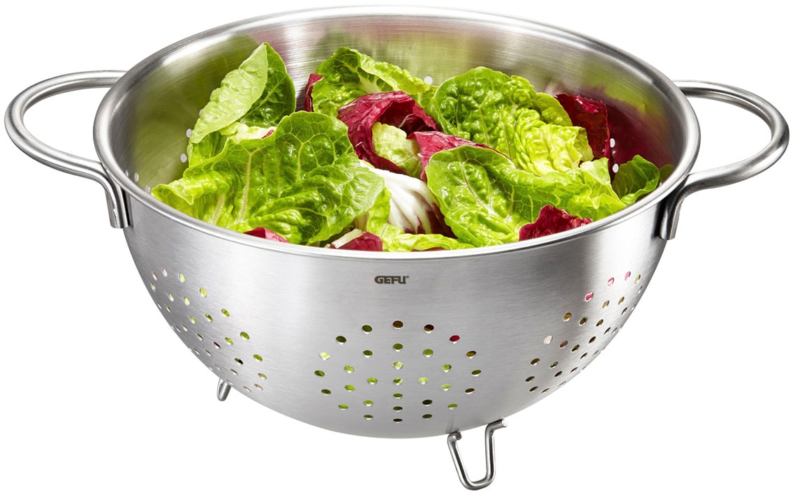 GEFU Seiher »COLINO« 4-Liter-Kapazität, stabile Griffe, Ø 24 cm