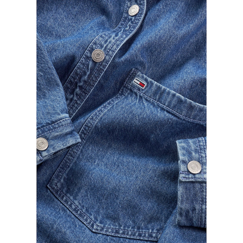 Tommy Jeans Jeansbluse »TJW SPR OVS DENIM OVERSHIRT«