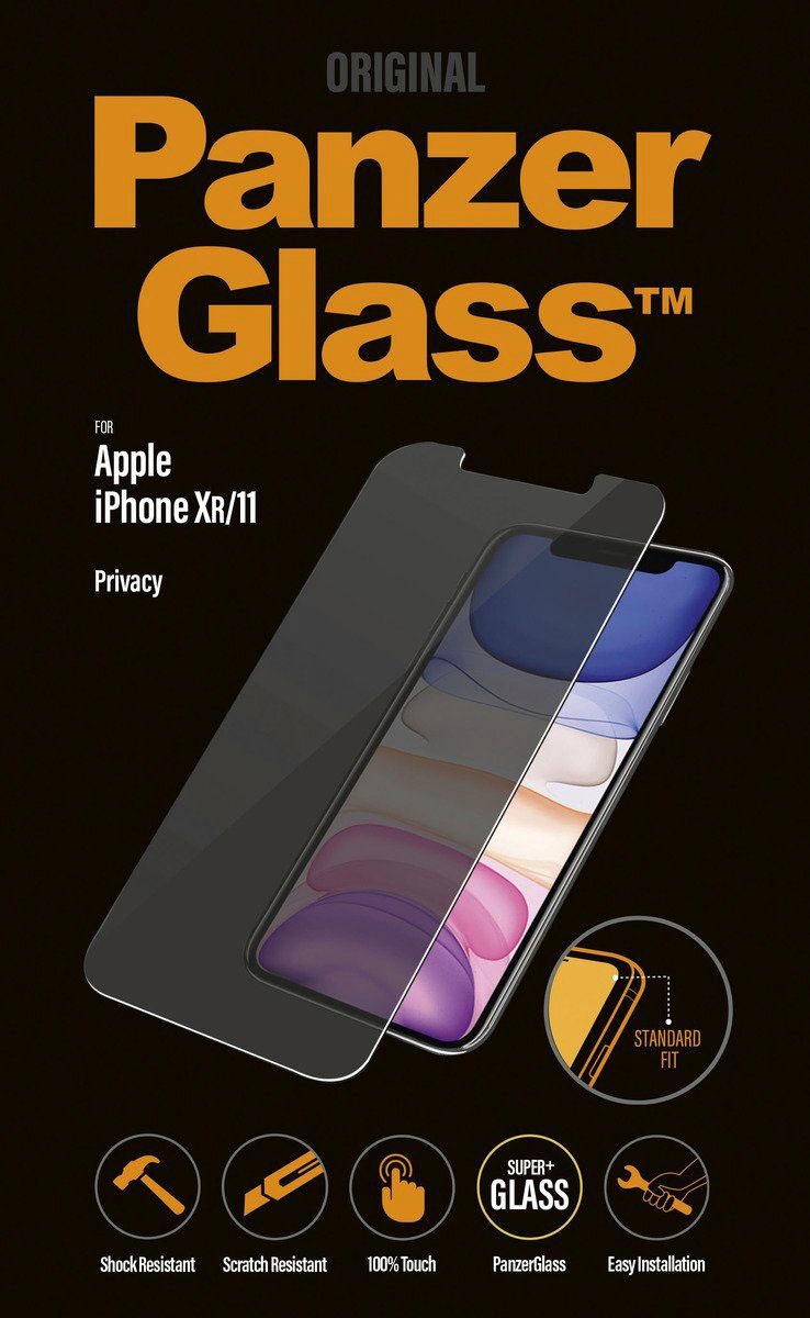 PanzerGlass Displayschutzglas »Privacy für Apple iPhone XR/11«, für Apple iPhone XR/11, (1 St.)