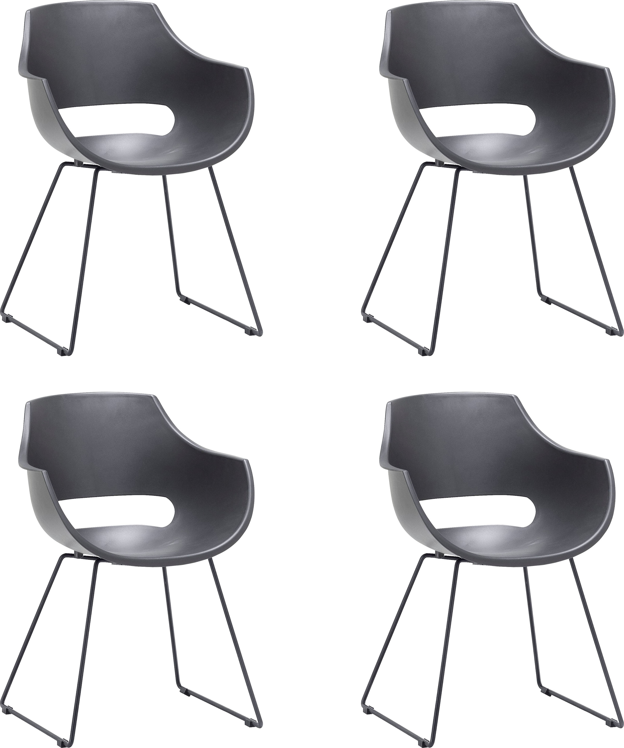 Stuhl furniture St., »Rockville«, belastbar MCA (Set), 4 120 kaufen bequem Schalenstuhl Kg bis