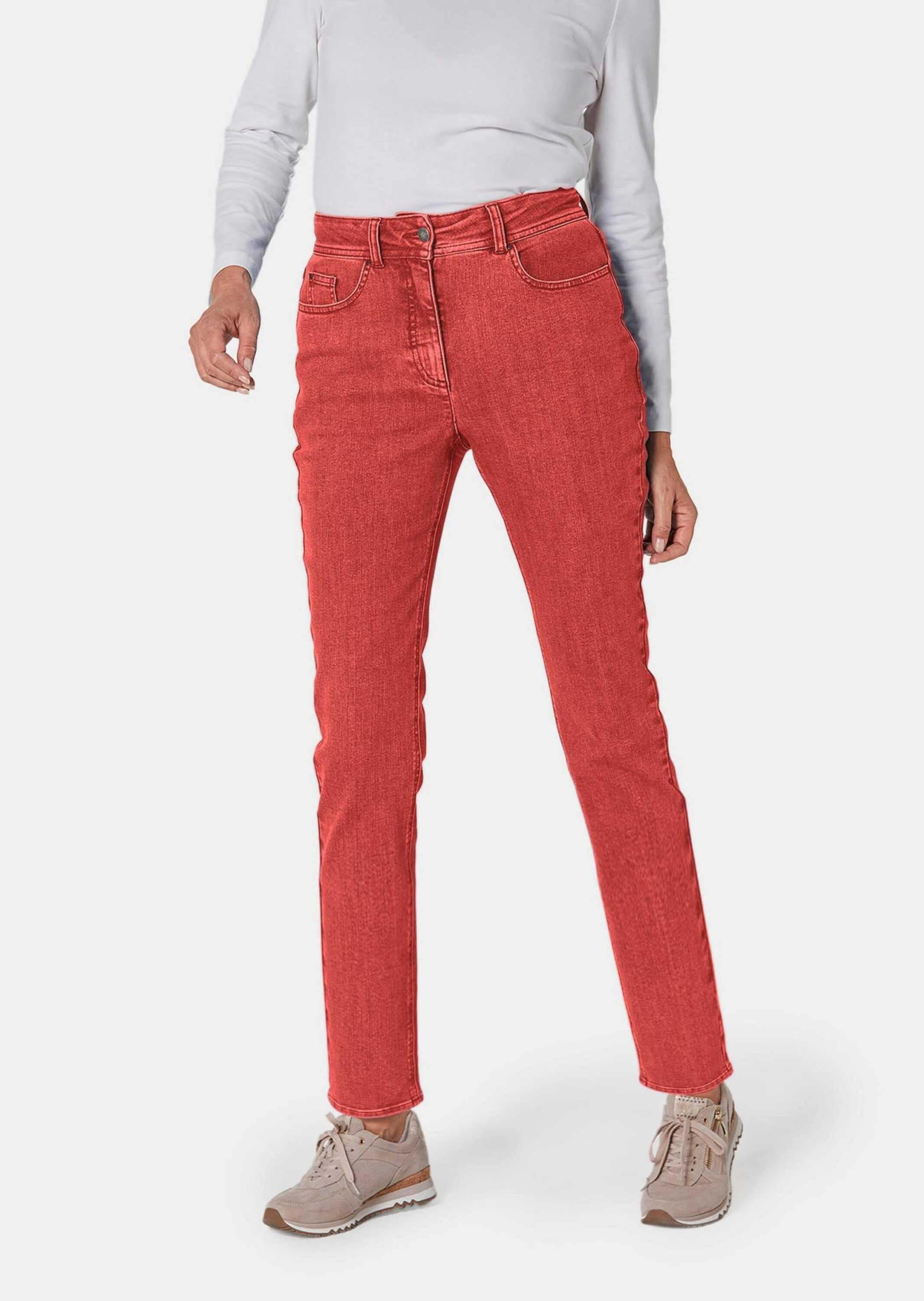 GOLDNER Regular-fit-Jeans »Hose mit Bauchweg-Effekt Superbequeme Hose mit Bauchweg-Effekt«