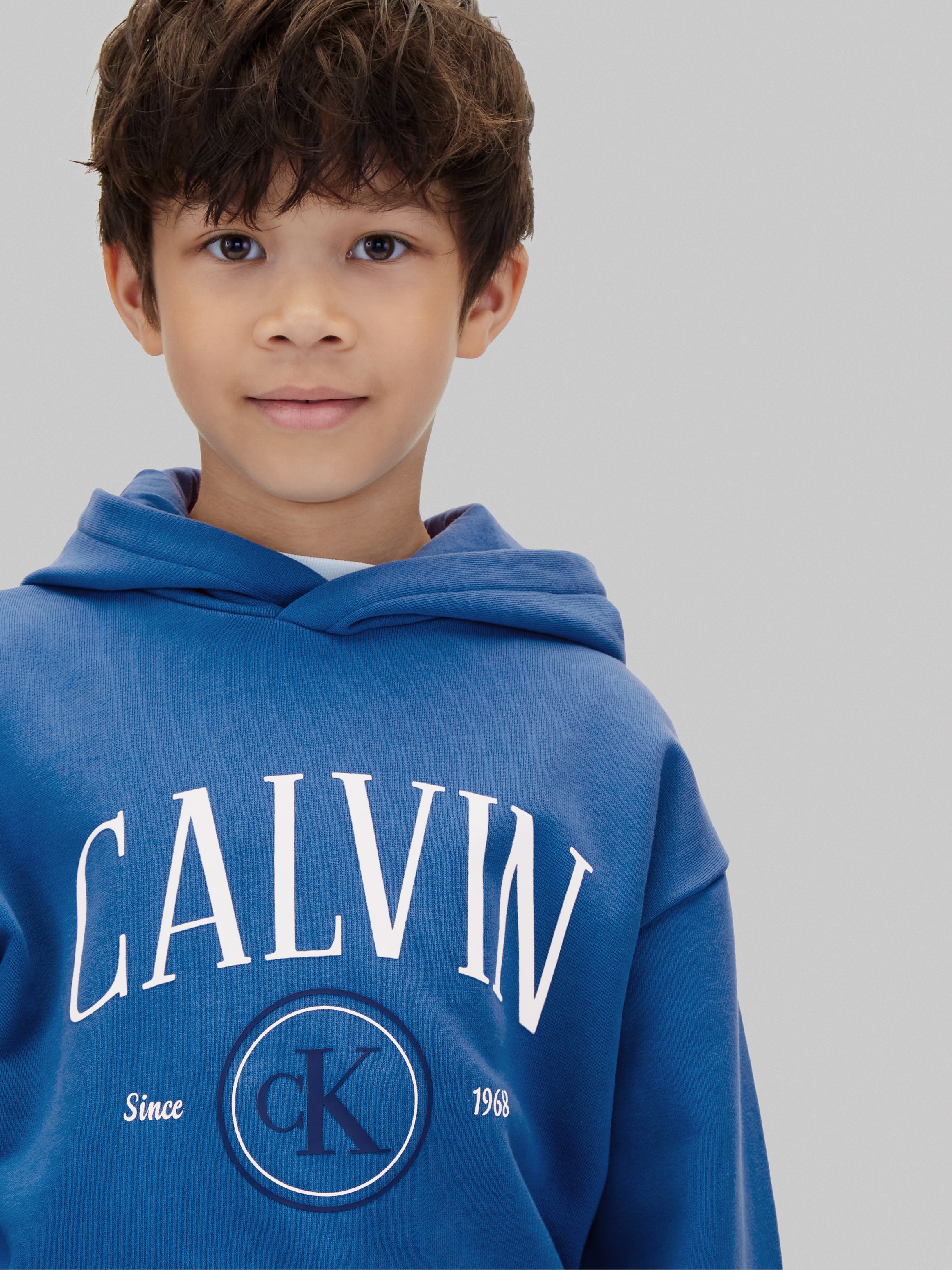 Calvin Klein Jeans Kapuzensweatshirt »CALVIN CK CIRCLE HOODIE«, Regular fit mit Kapuze
