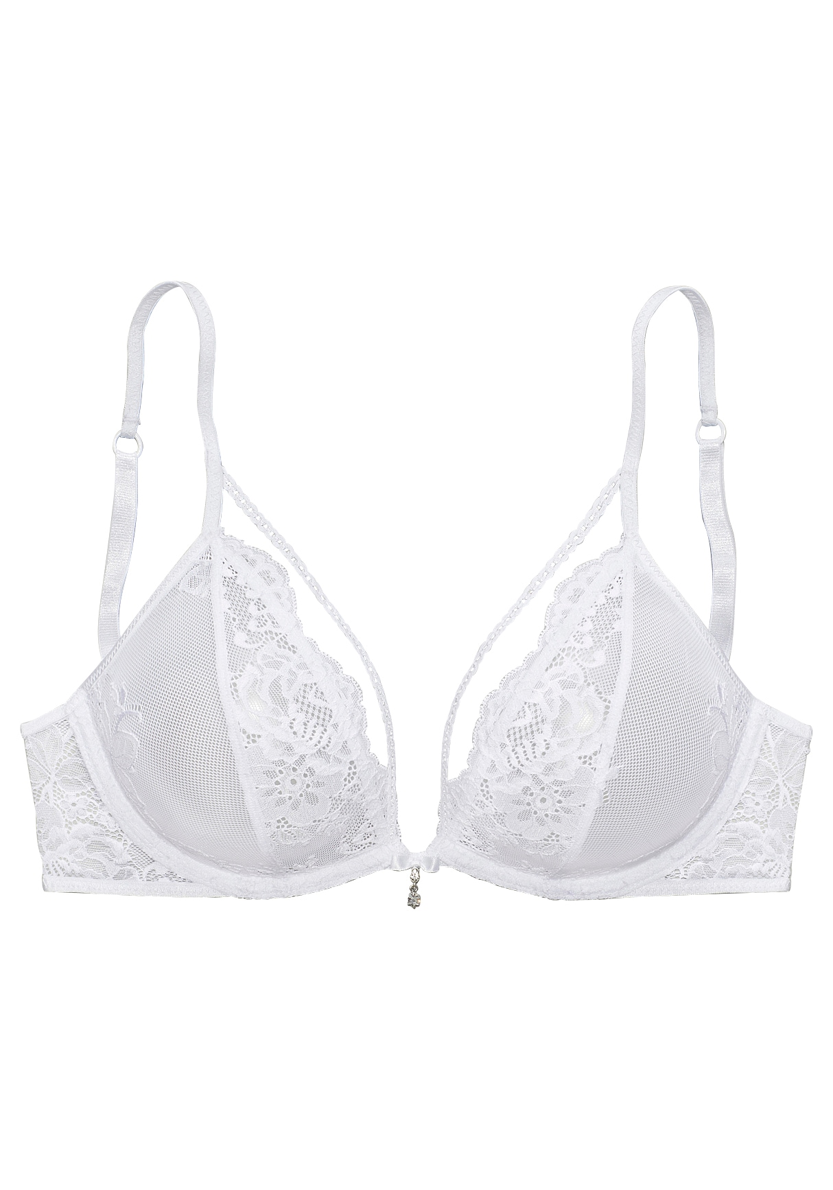 Vivance Bügel-BH, aus dezent transparenter Spitze, Dessous