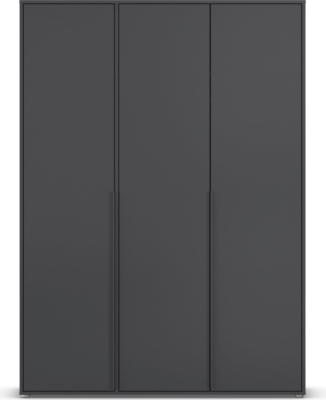rauch Drehtürenschrank »Kleiderschrank Schrank Garderobe Wäscheschrank NAGATA viel Stauraum«, (in 3 verschiedenen Ausstattungen BASIC/CLASSIC/PREMIUM), mit modernen Stangengriffen in Graumetallic TOPSELLER MADE IN GERMANY