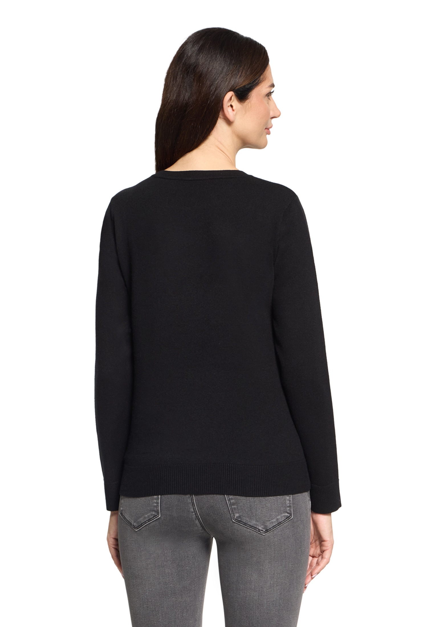 Betty Barclay Rundhalspullover »Basic-Strickpullover mit Rundhalsausschnitt«