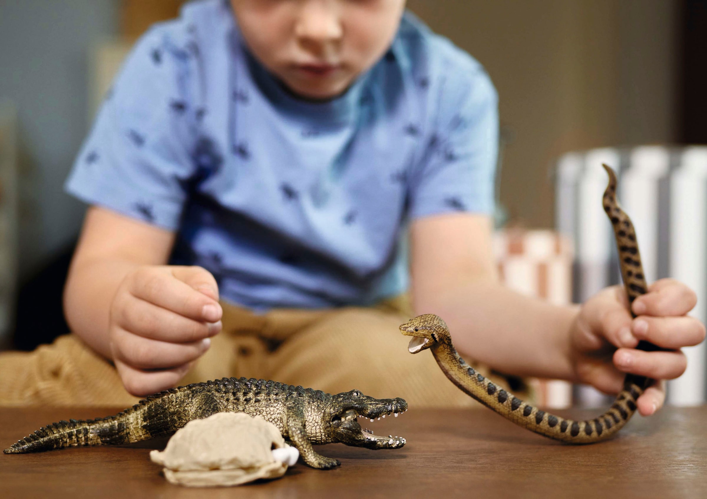 Schleich® Spielfigur »WILD LIFE, Gefahr im Sumpf (42559)«