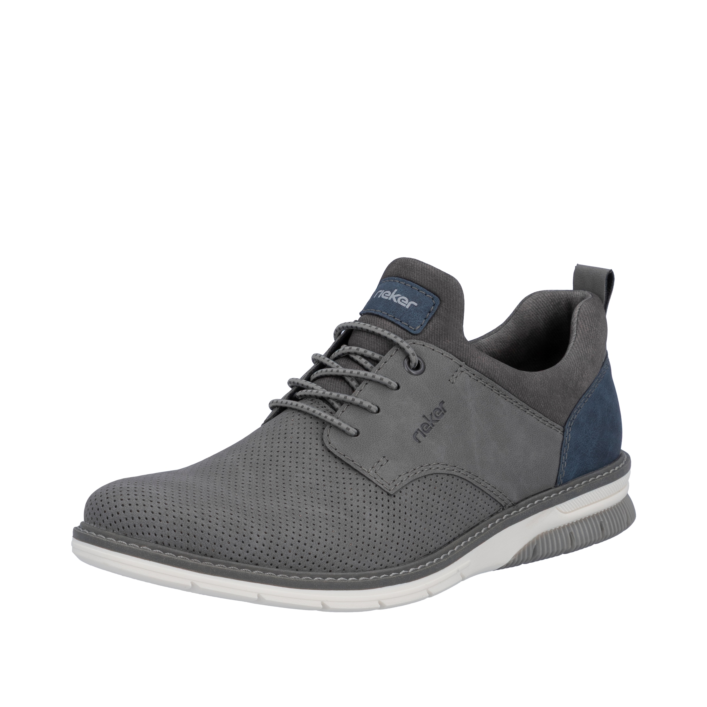 Rieker Slip-On Sneaker  Schlupfschuh, Halbschuh, Freizeitschuh mit Prägung