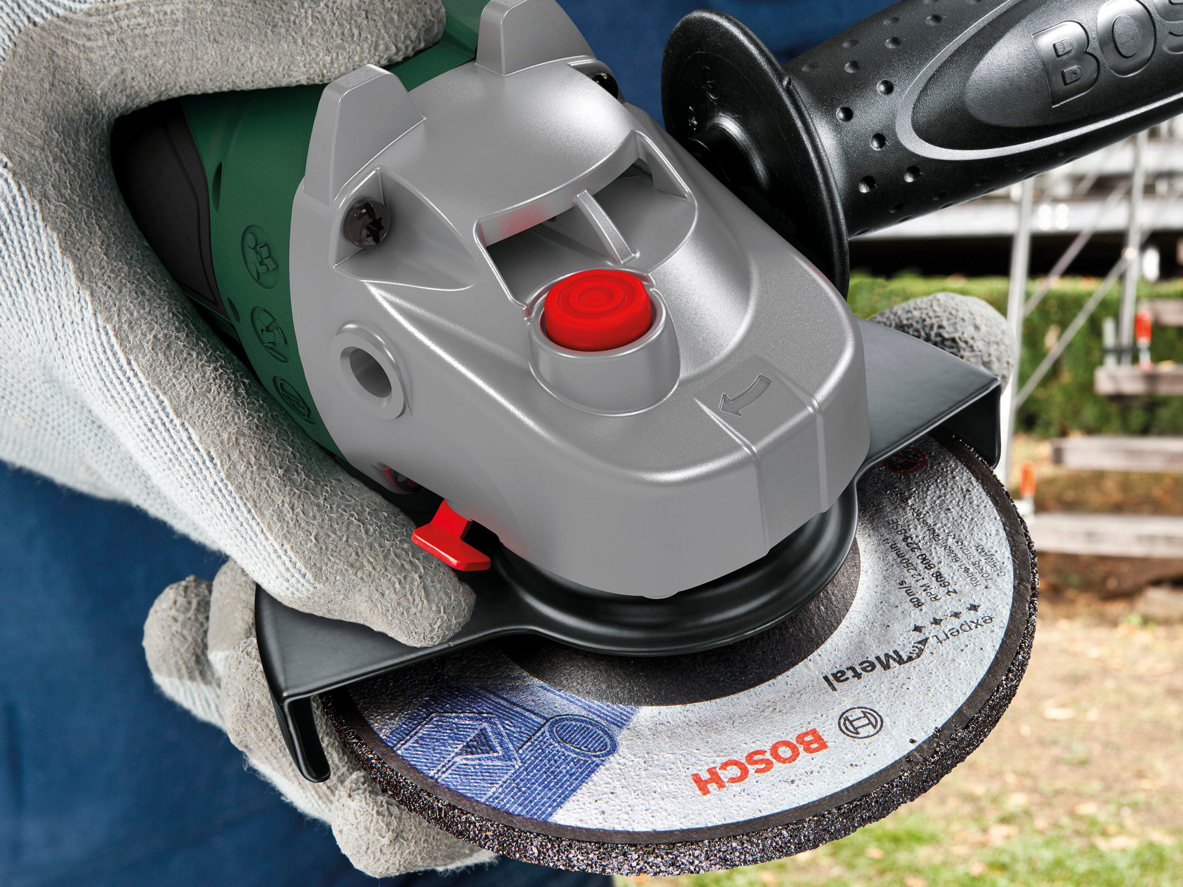 Bosch Home & Garden Akku-Winkelschleifer »UniversalGrind 18V-75 - 115mm solo«, ohne Akku und Ladegerät