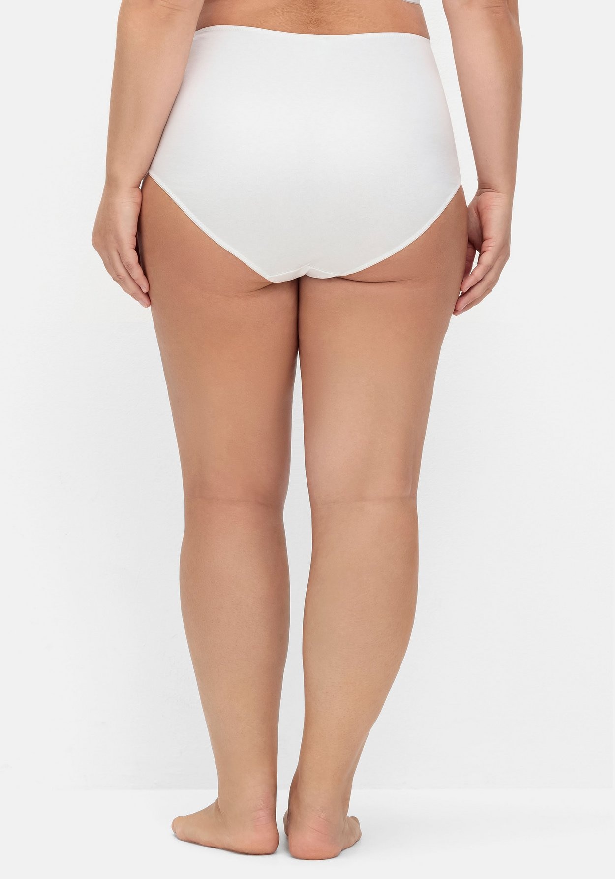 Sheego High-Waist-Slip »Dreierpack Taillenslips im 3er-Pack,mit Zierschleife vorn«